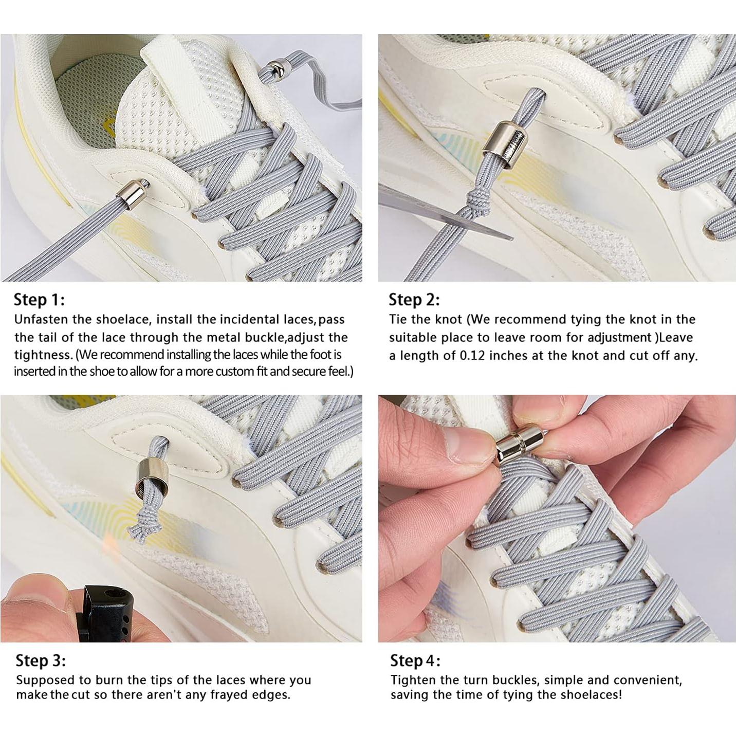 Cordoneras Elásticas Sin Nudos Anan520 para Adultos y Niños