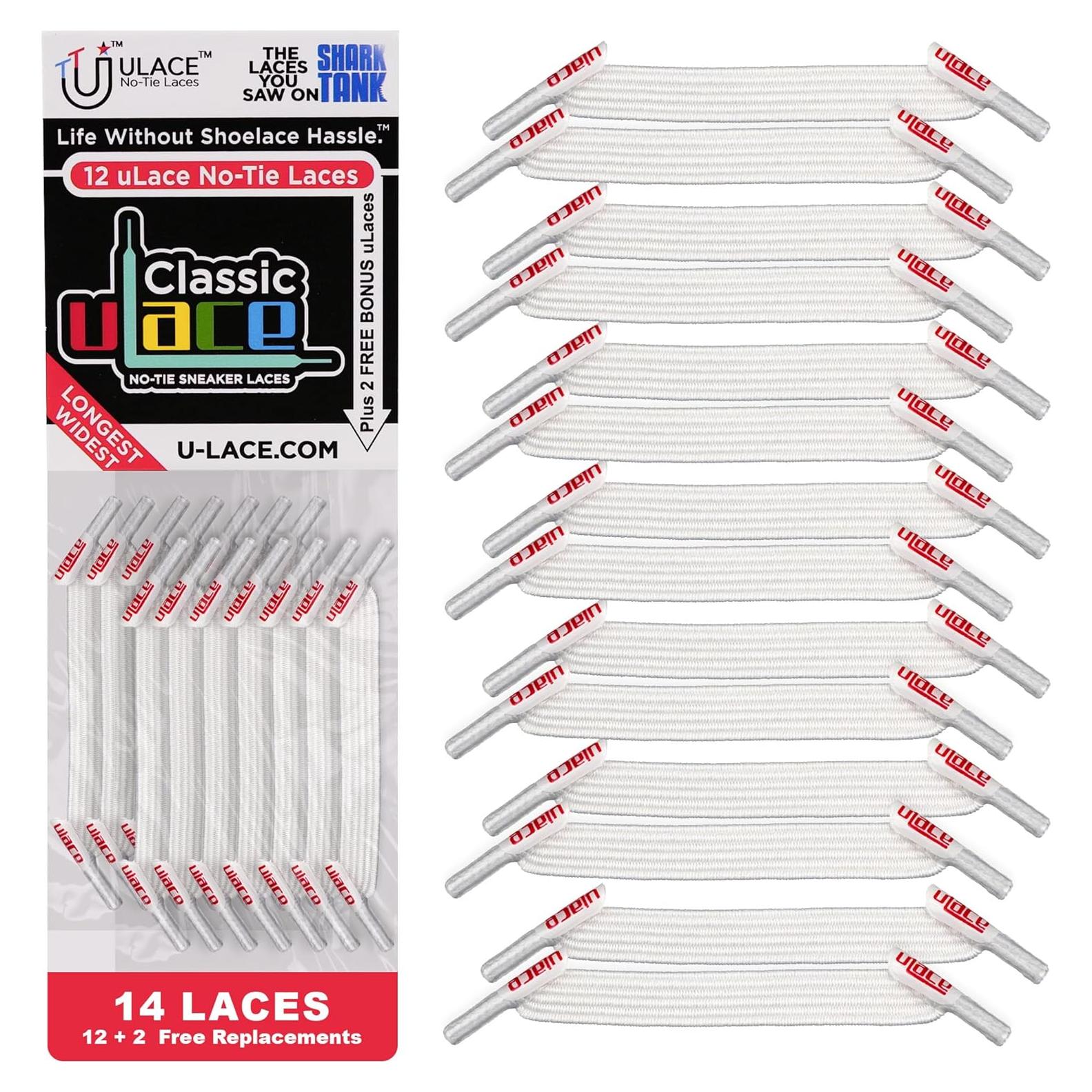 Cintas Elásticas Sin Nudos uLace Clásico - 14 Unidades