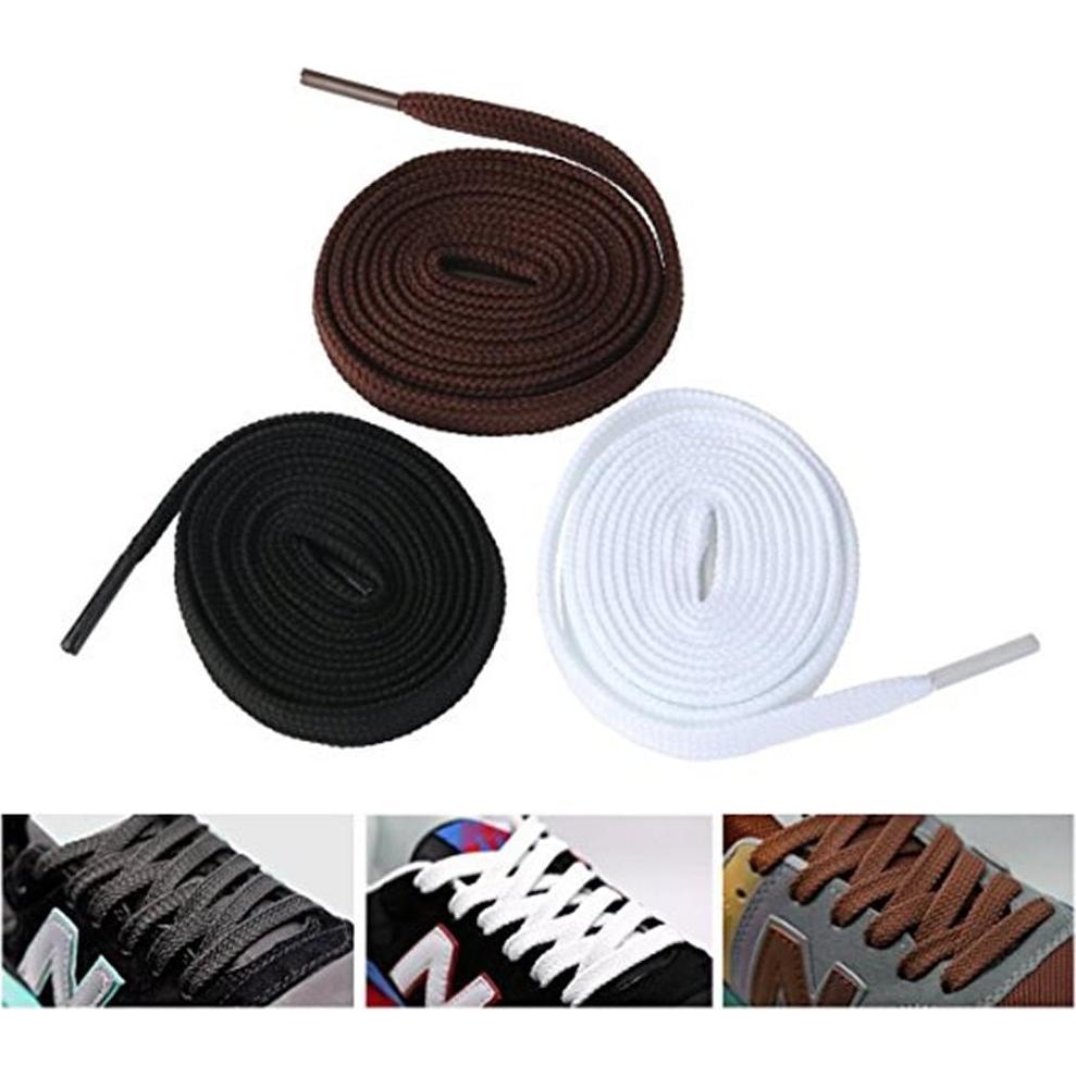 12 Pares de Cintas Planas para Calzado Omlopp 125cm Colores Variados