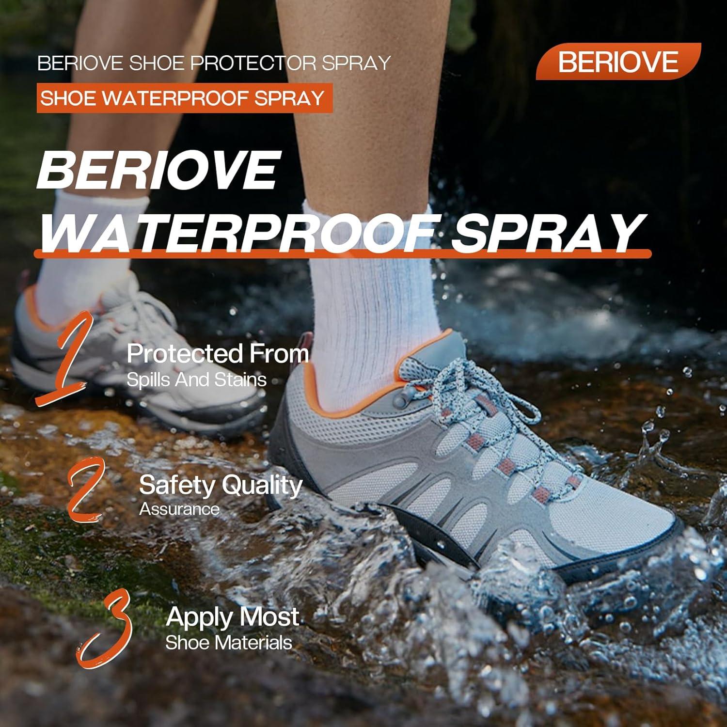 Spray Protector de Zapatos BERIOVE - Impermeabilizante 191 g