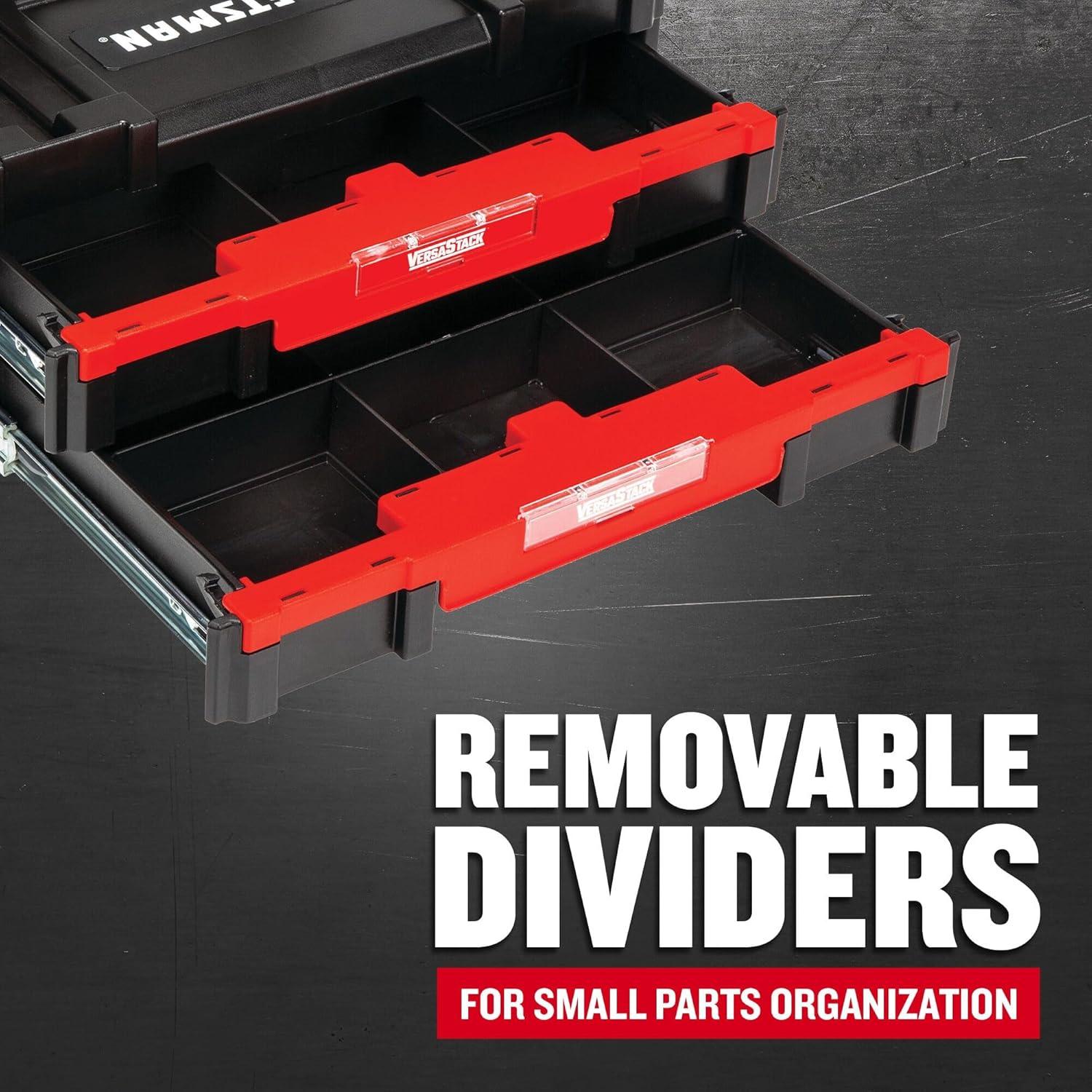 Caja de herramientas plástica CRAFTSMAN VERSASTACK 2 cajones