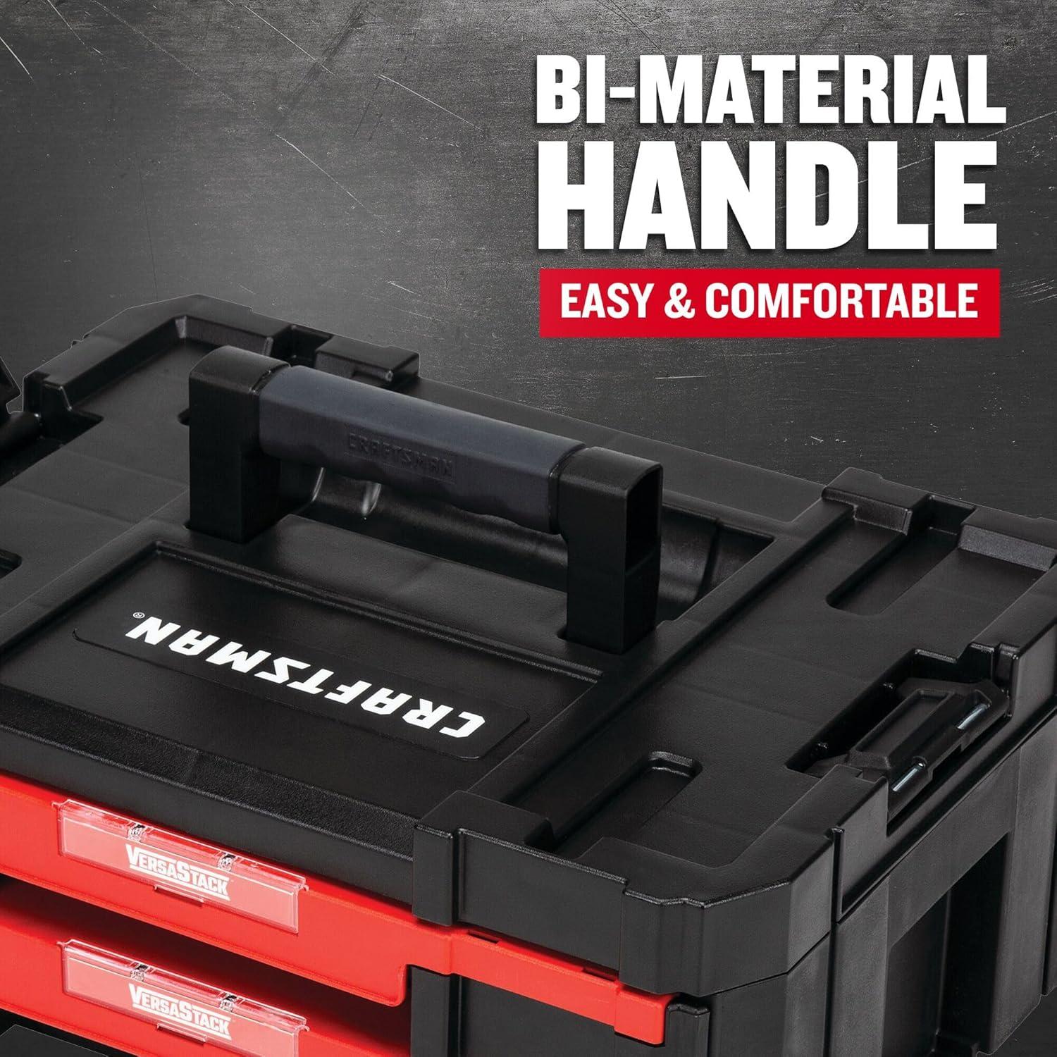 Caja de herramientas plástica CRAFTSMAN VERSASTACK 2 cajones