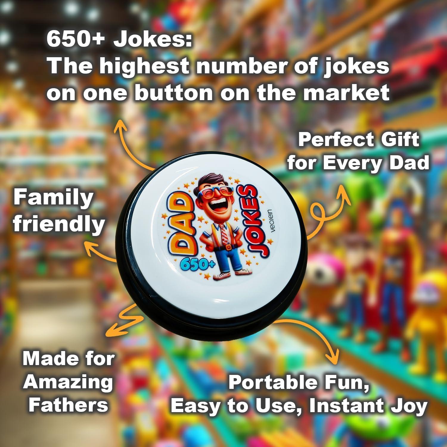 Botón de Chistes de Papá VEOJEIN - 650+ Chistes Divertidos