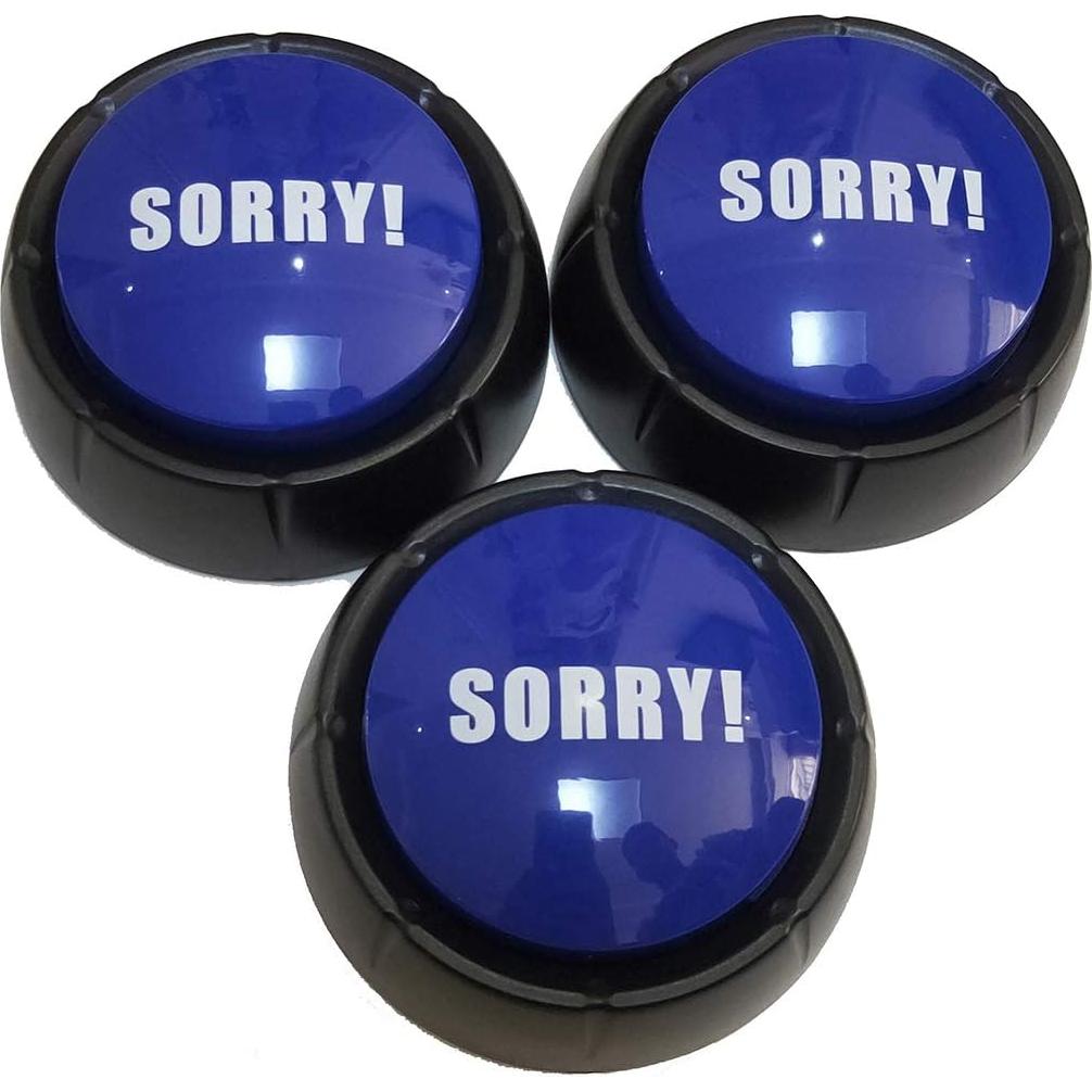 Juego de 4 botones de sonido Joffreg - NO, SÍ, Lo siento, Tal vez