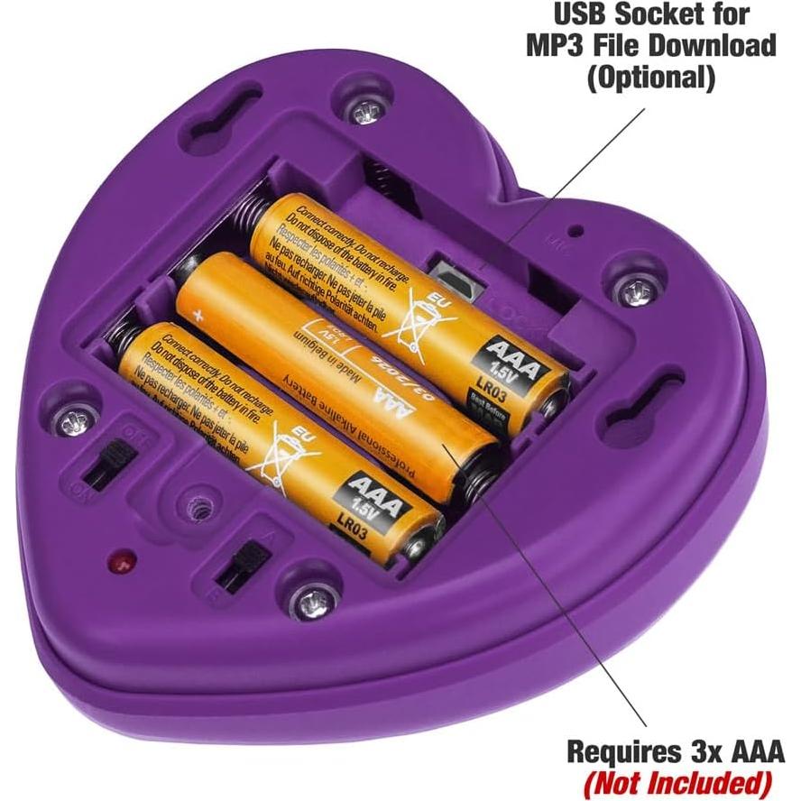 Módulo de Sonido Grabable Corazón Hablante 8MB Productos que Hablan