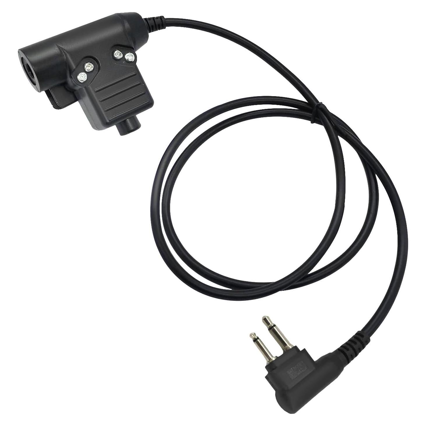 Adaptador U94 PTT Tactical para Motorola 2 Pines - Walkie Talkie