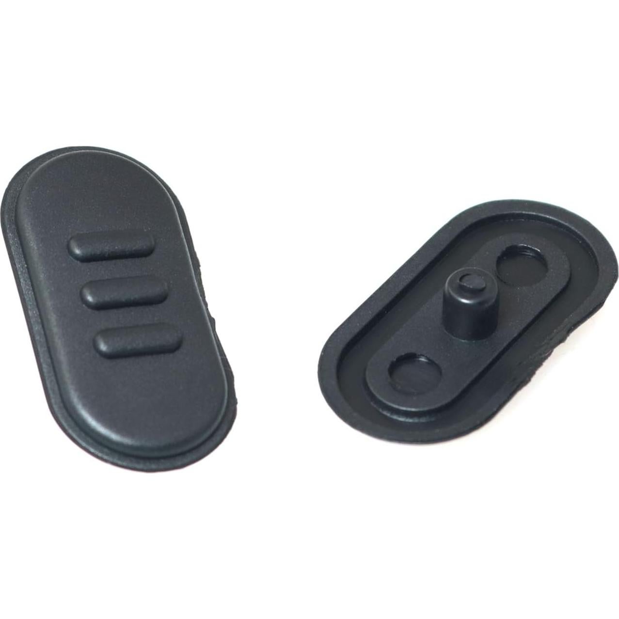 Botón PTT RLECS 2PCS para Walkie Talkie A10 A12 Negro