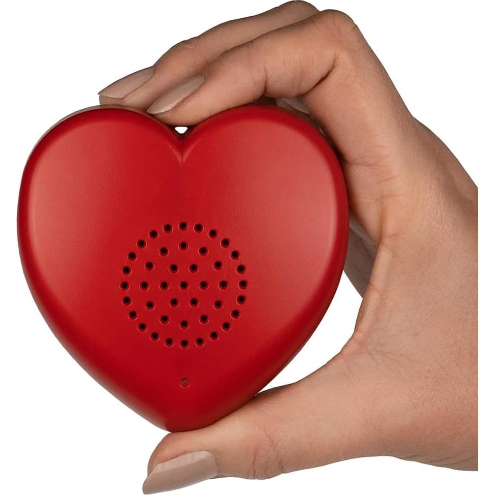 Grabador de Voz Corazón Hablante 2 Minutos - Rojo