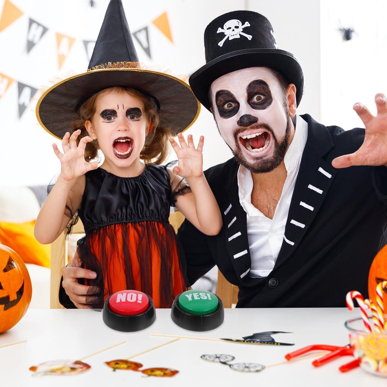 Paquete de 2 Botones de Sonido Sí y No Abaodam - Juguete Fiesta