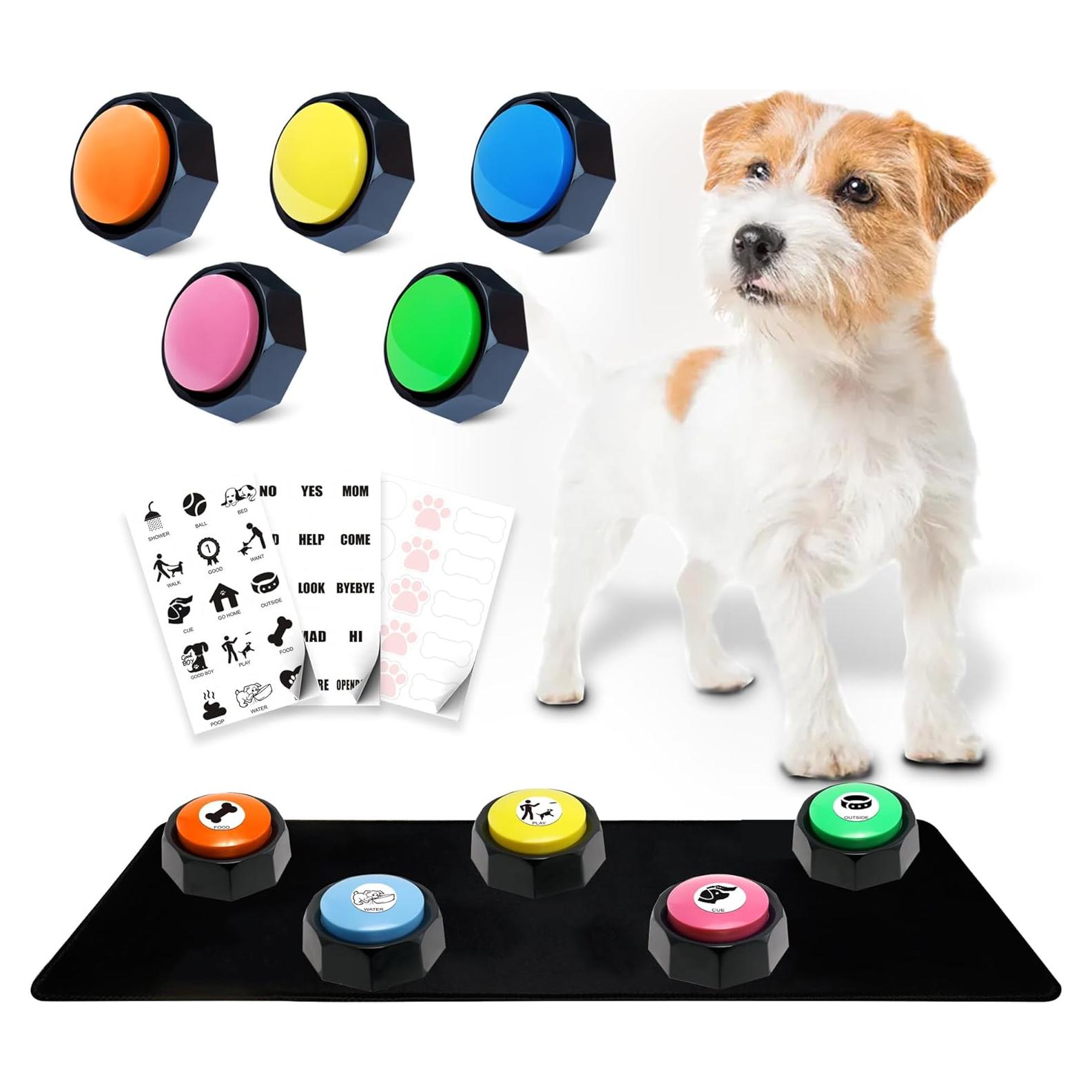 Set de Botones de Comunicación para Mascotas PENGHE - 5 Colores