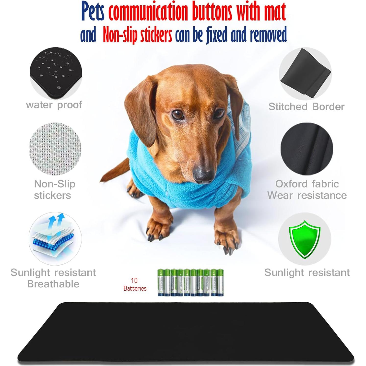 Set de Botones de Comunicación para Mascotas PENGHE - 5 Colores