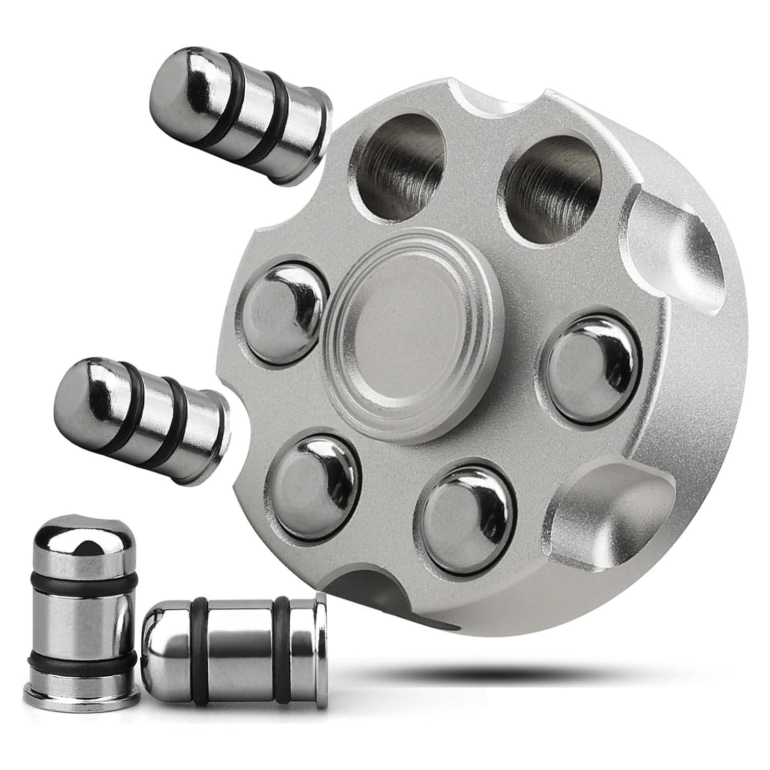 Spinner de Fidget de Metal Umnodobn Plata 15.24 cm para Niños y Adultos