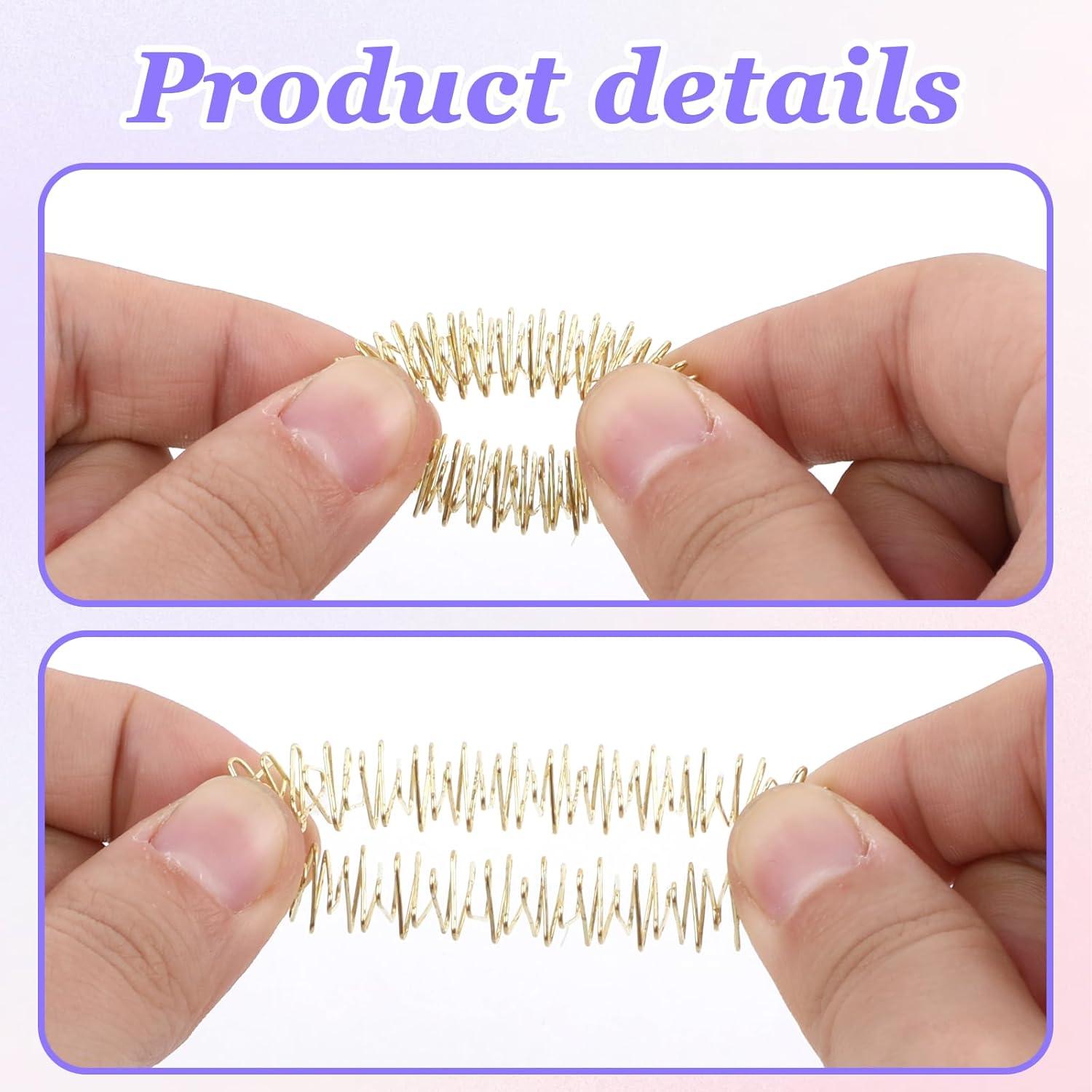 Anillos Sensoriales Antiestrés JIYIN - 12 Piezas Oro y Plata