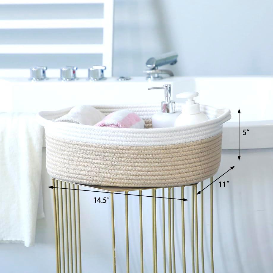 Cesta de Almacenamiento CIKI HOME 36.8x27.9x12.7 cm Marrón