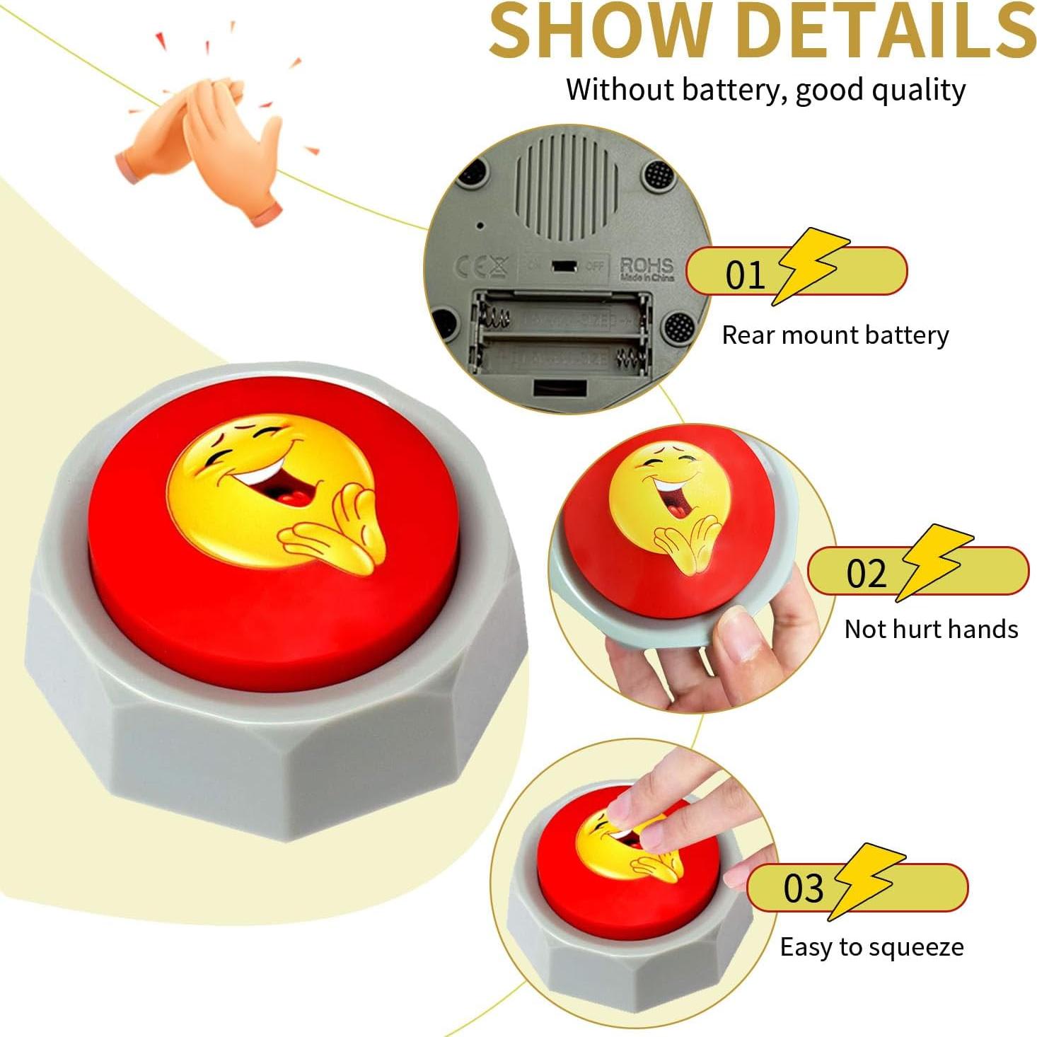 Botón de Aplausos RIBOSY - Diversión y ovaciones en casa