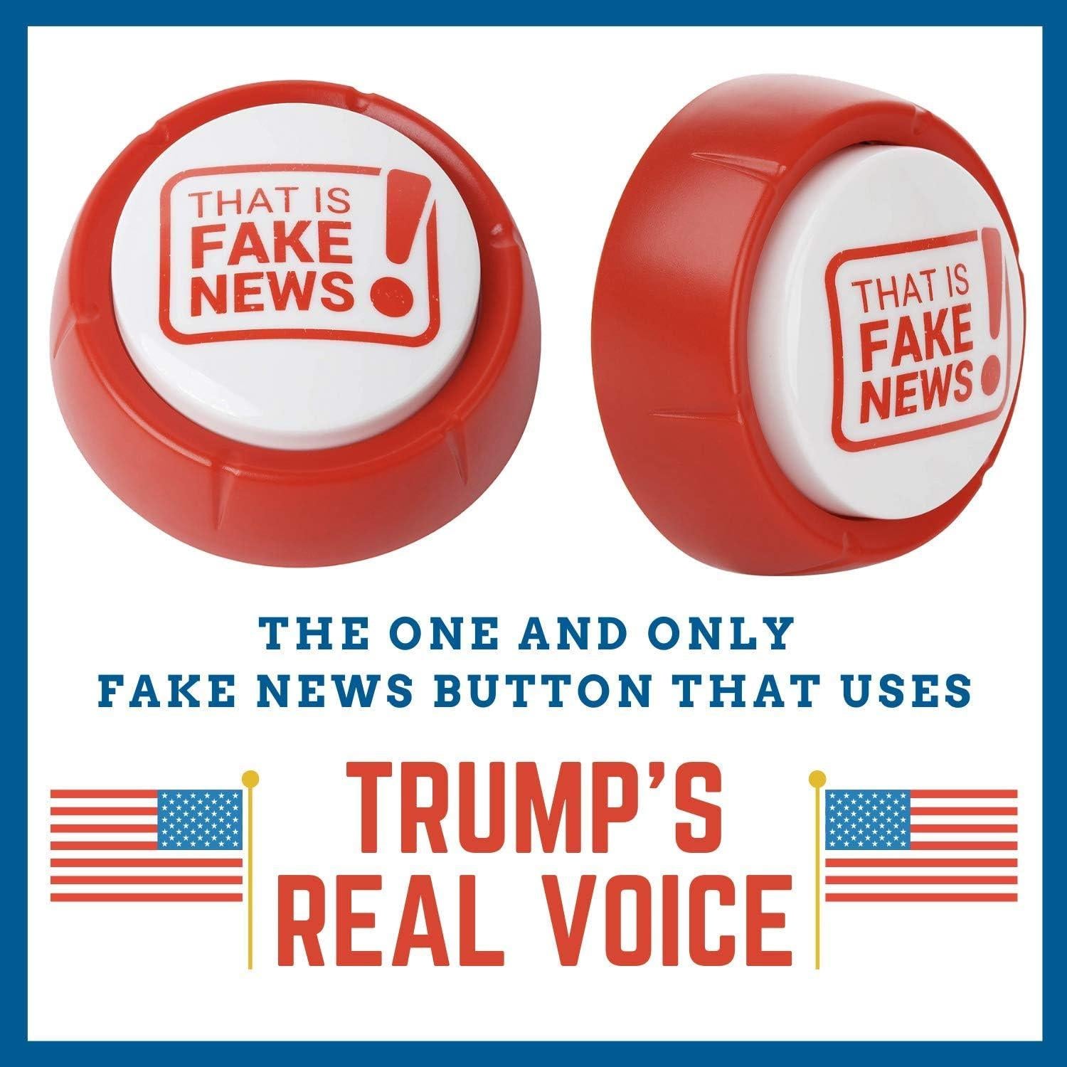 Botón de Noticias Falsas Donald Trump - 11 Citas Divertidas