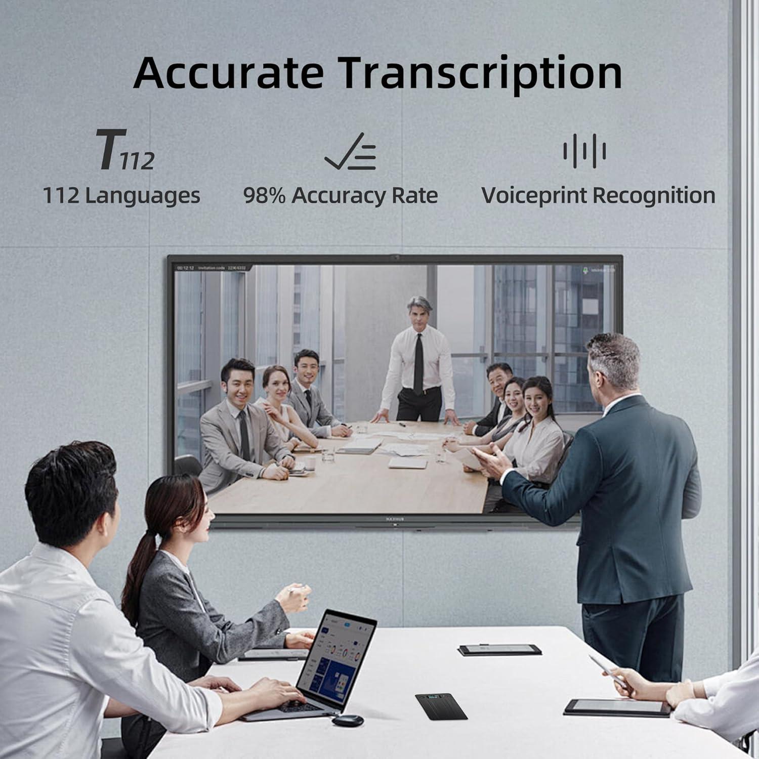 Grabadora de Voz AI Boyuevi 64GB, Transcripción y Traducción