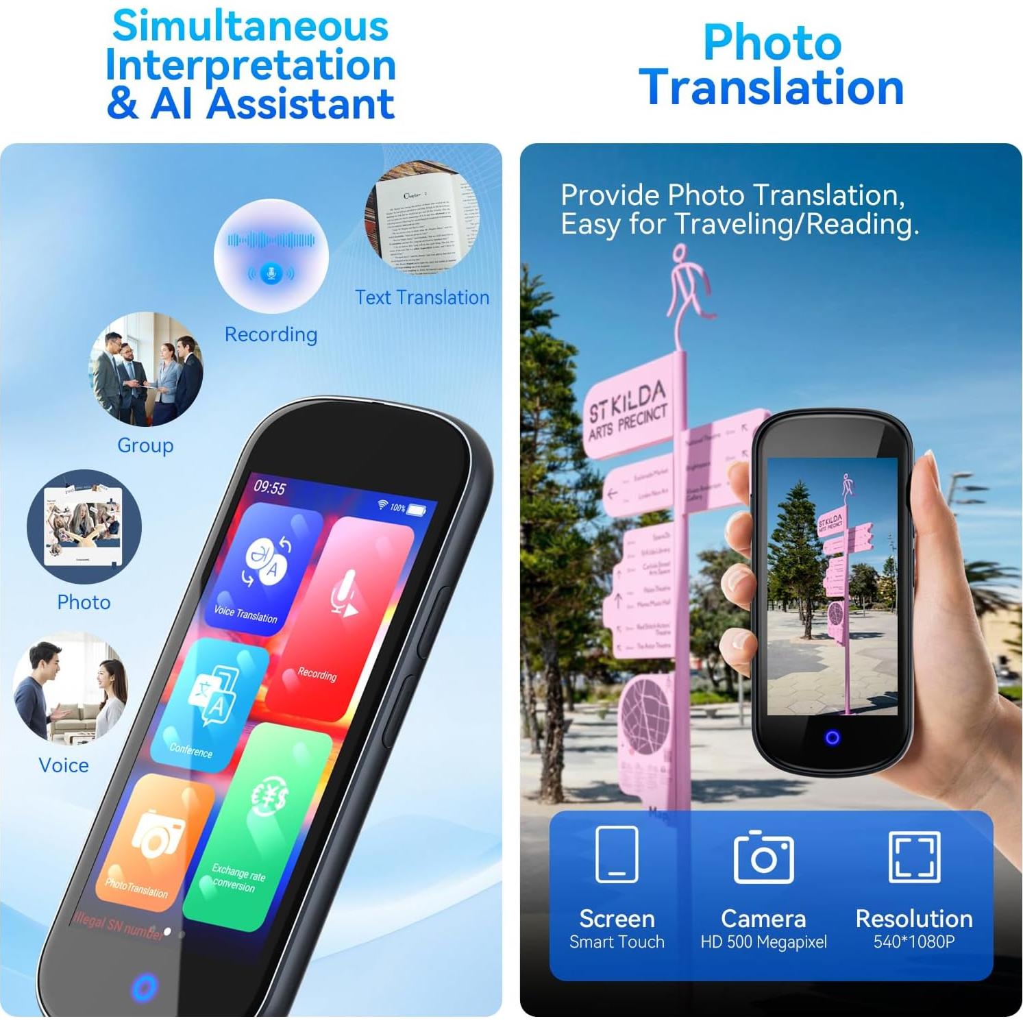 Traductor de Idiomas AI BYDETATA V12 Offline 137 Idiomas