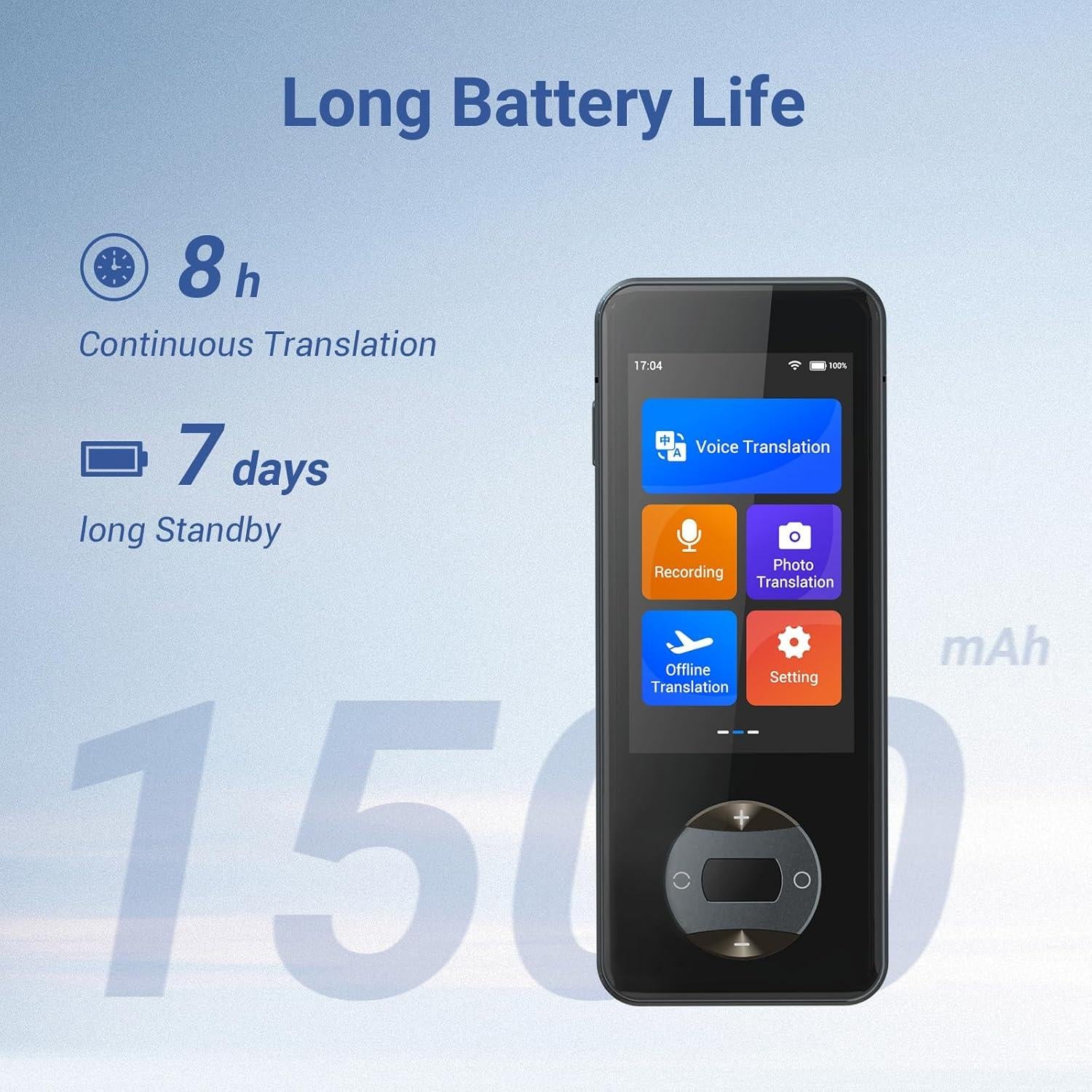 Traductor de Idiomas Offline ANFIER W10 PRO 144 Idiomas