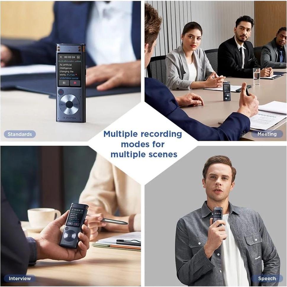 Grabadora de Voz AI iFLYTEK SR302 Pro con Transcripción