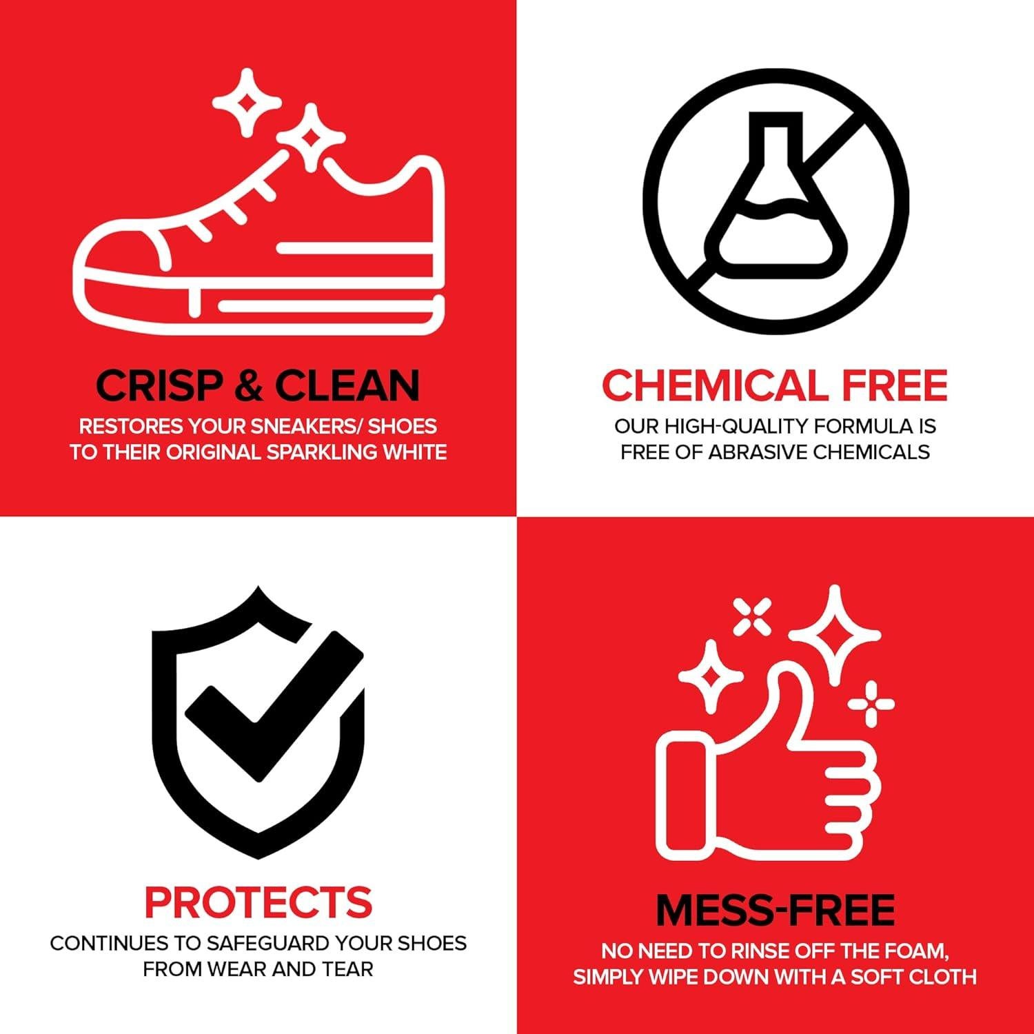 Kit de Limpieza de Zapatos 2 en 1 Stock Your Home - Cepillo y Spray