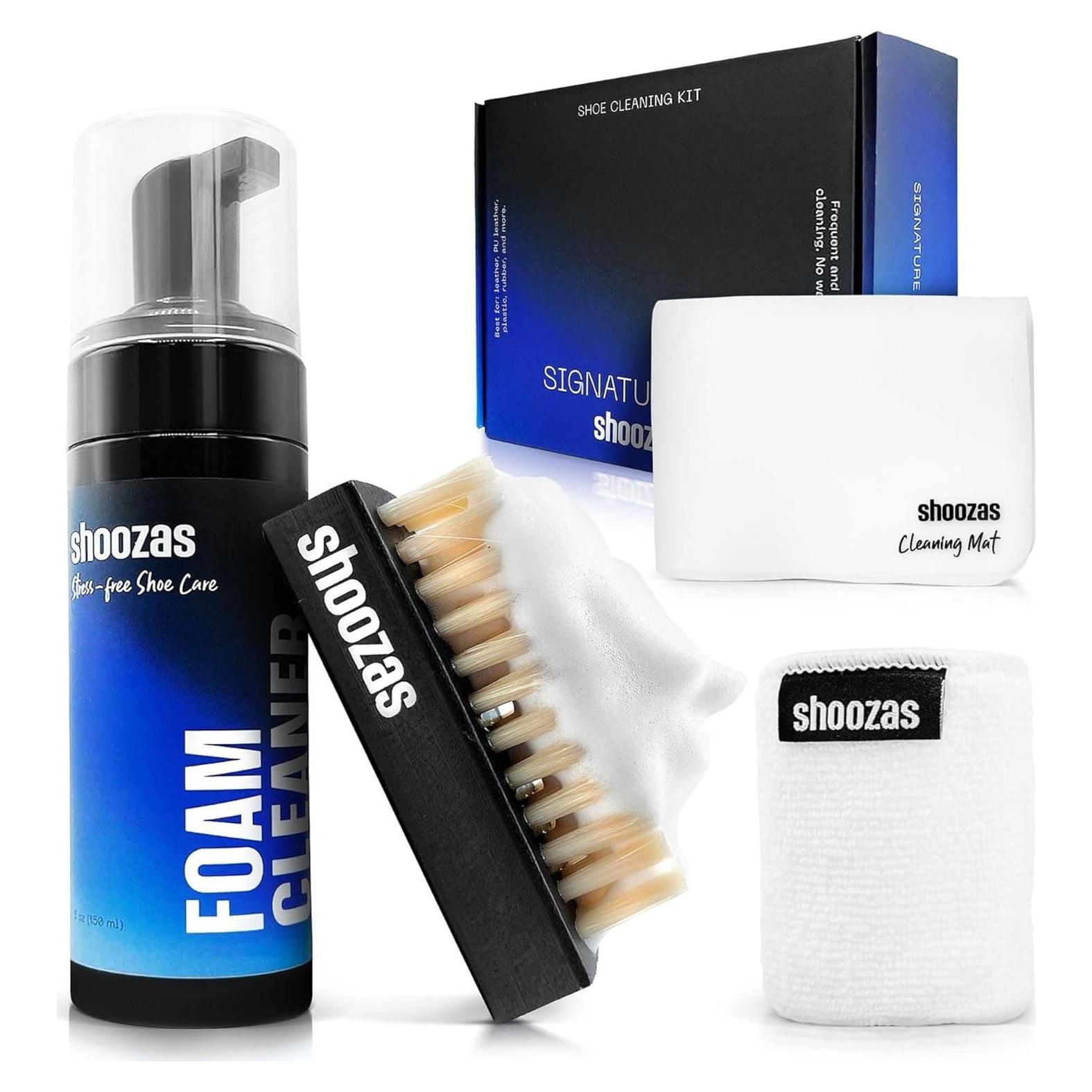 Kit de Limpieza de Zapatos Shoozas - Espuma Rápida y Efectiva