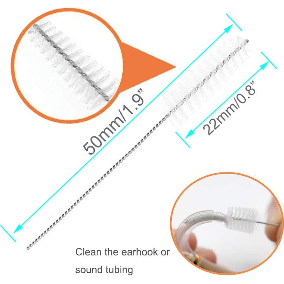 Kit de limpieza de audífonos Anico - 8 piezas reutilizables