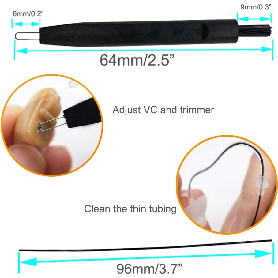 Kit de limpieza de audífonos Anico - 8 piezas reutilizables