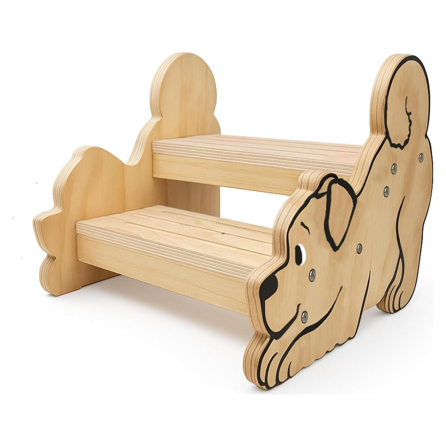 Escalera de Madera para Niños Motherly Haven 2 Escalones Antideslizante