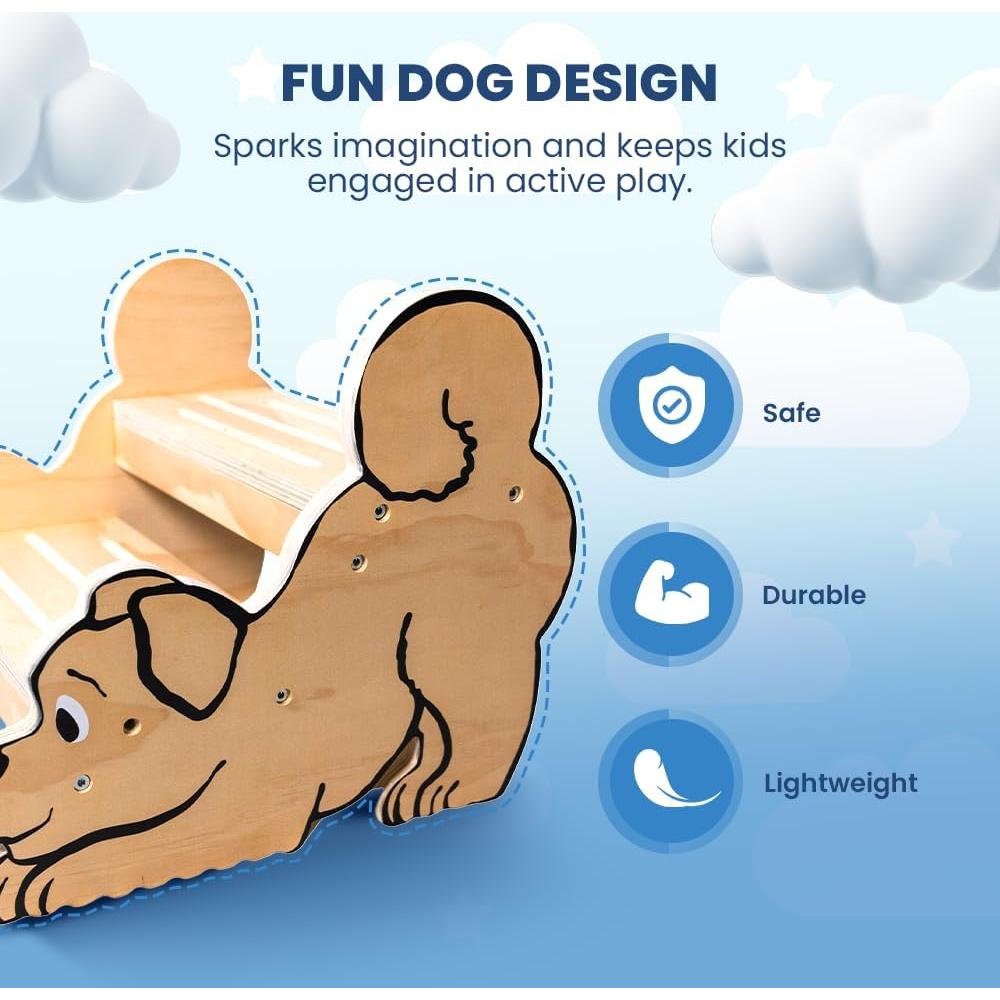 Escalera de Madera para Niños Motherly Haven 2 Escalones Antideslizante