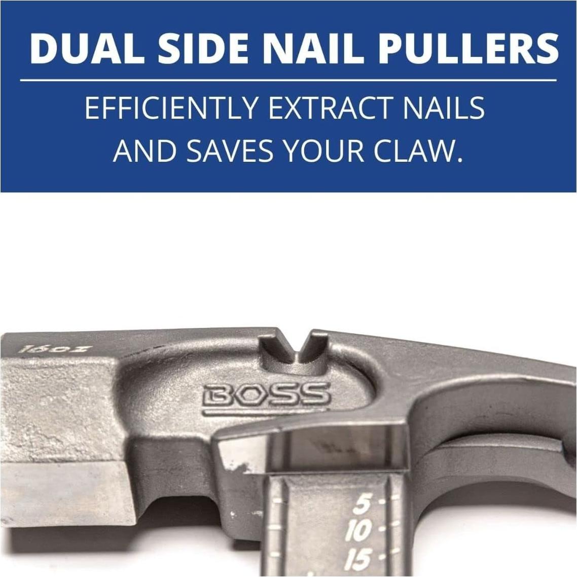 Martillo de Titanio Boss 16 oz Pro Series con Iniciador Magnético