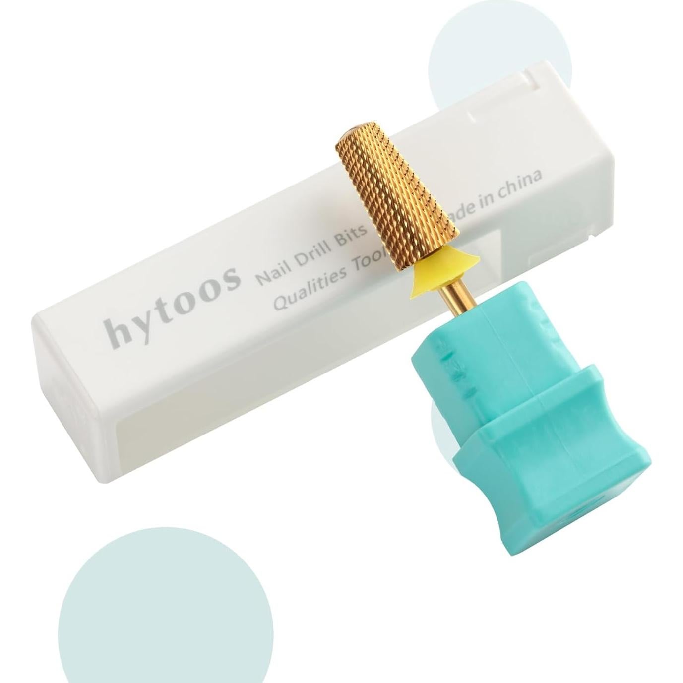 Brocas de Uñas Tapered de Seguridad Hytoos - 2 Pcs Carburo Titanio