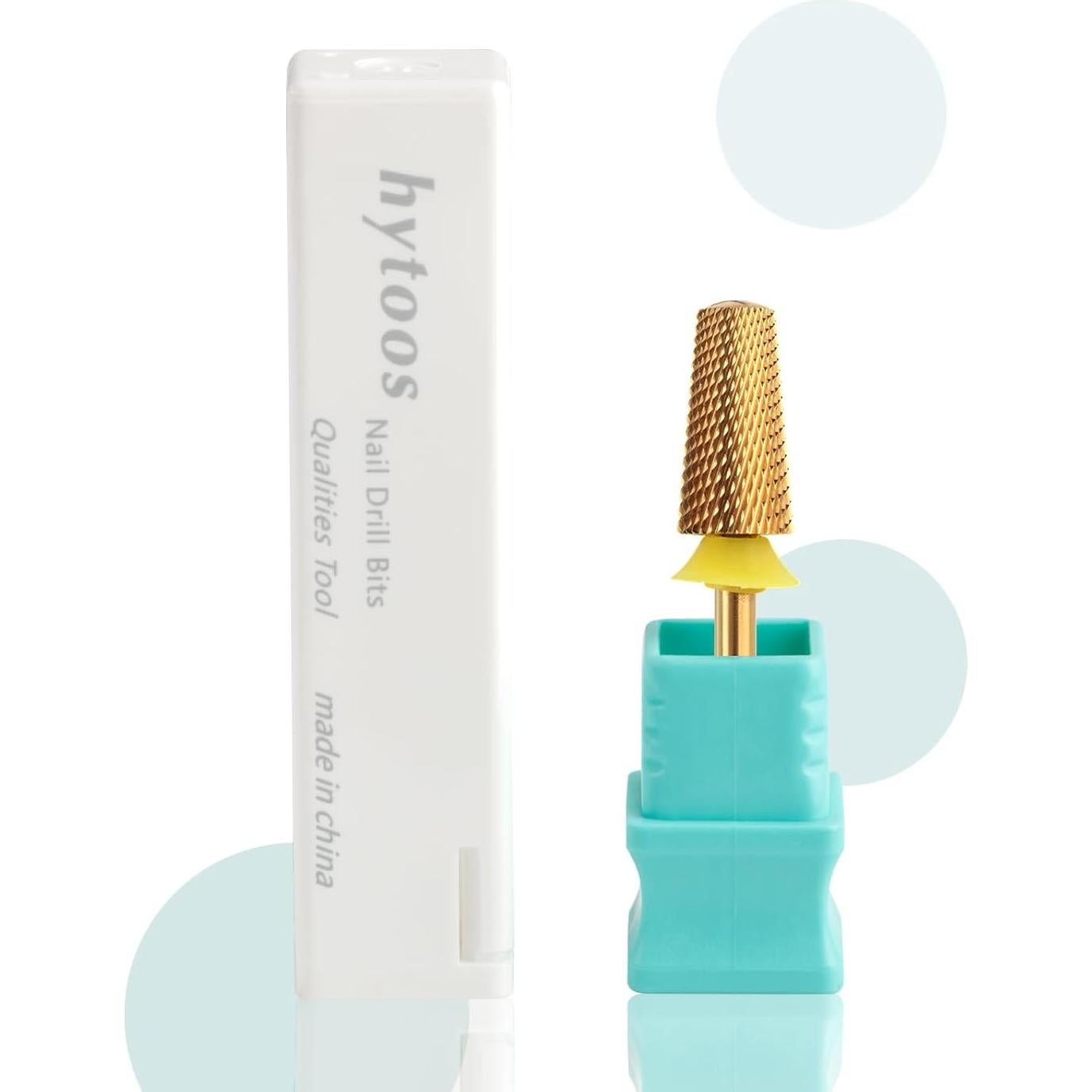 Brocas de Uñas Tapered de Seguridad Hytoos - 2 Pcs Carburo Titanio