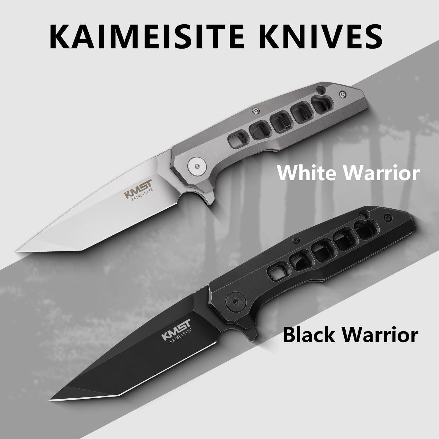 Cuchillo de bolsillo plegable Kaimeisite - Hoja D2 8.89 cm