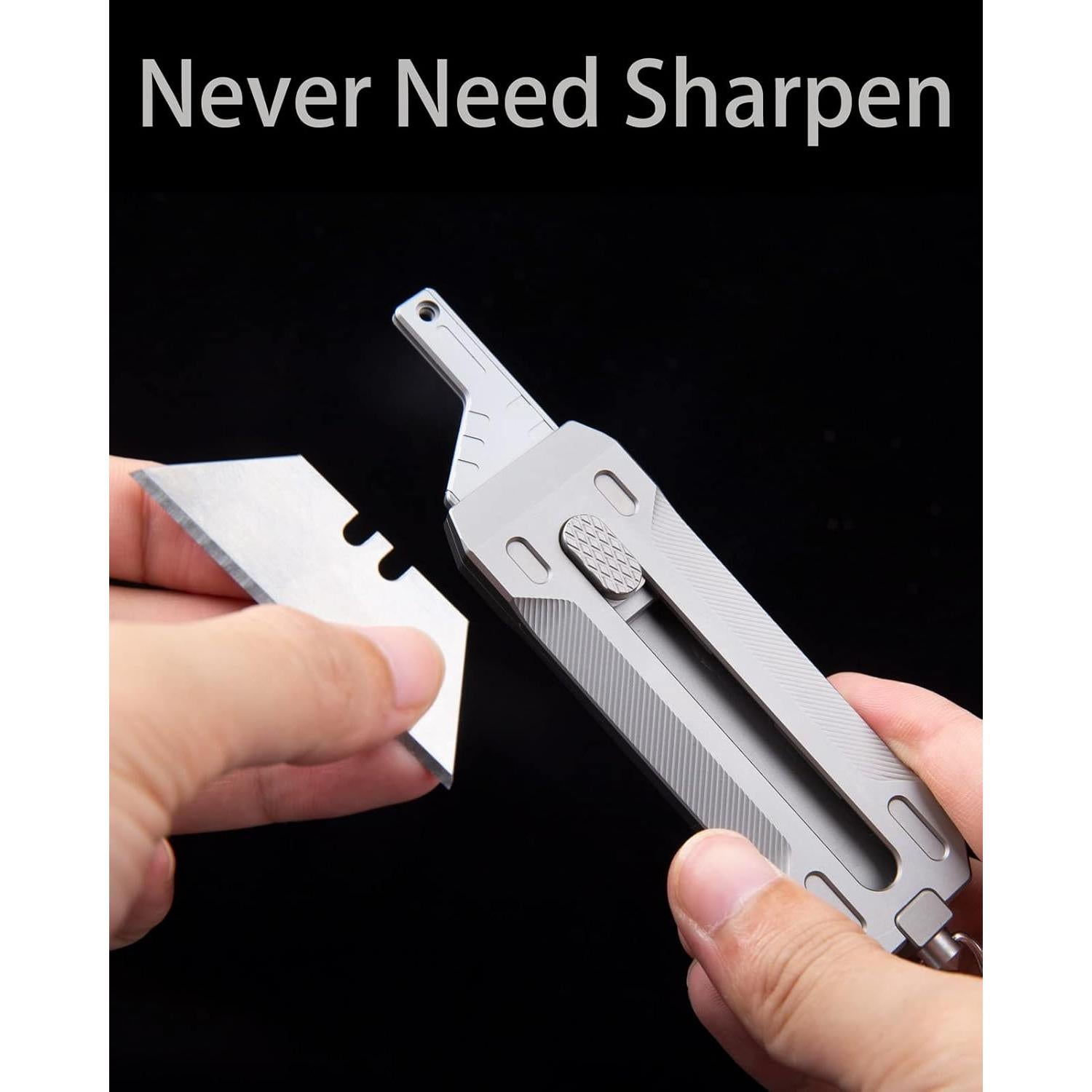 Cortador de Caja Retráctil Tenchilon T4 con 10 Cuchillas SK5