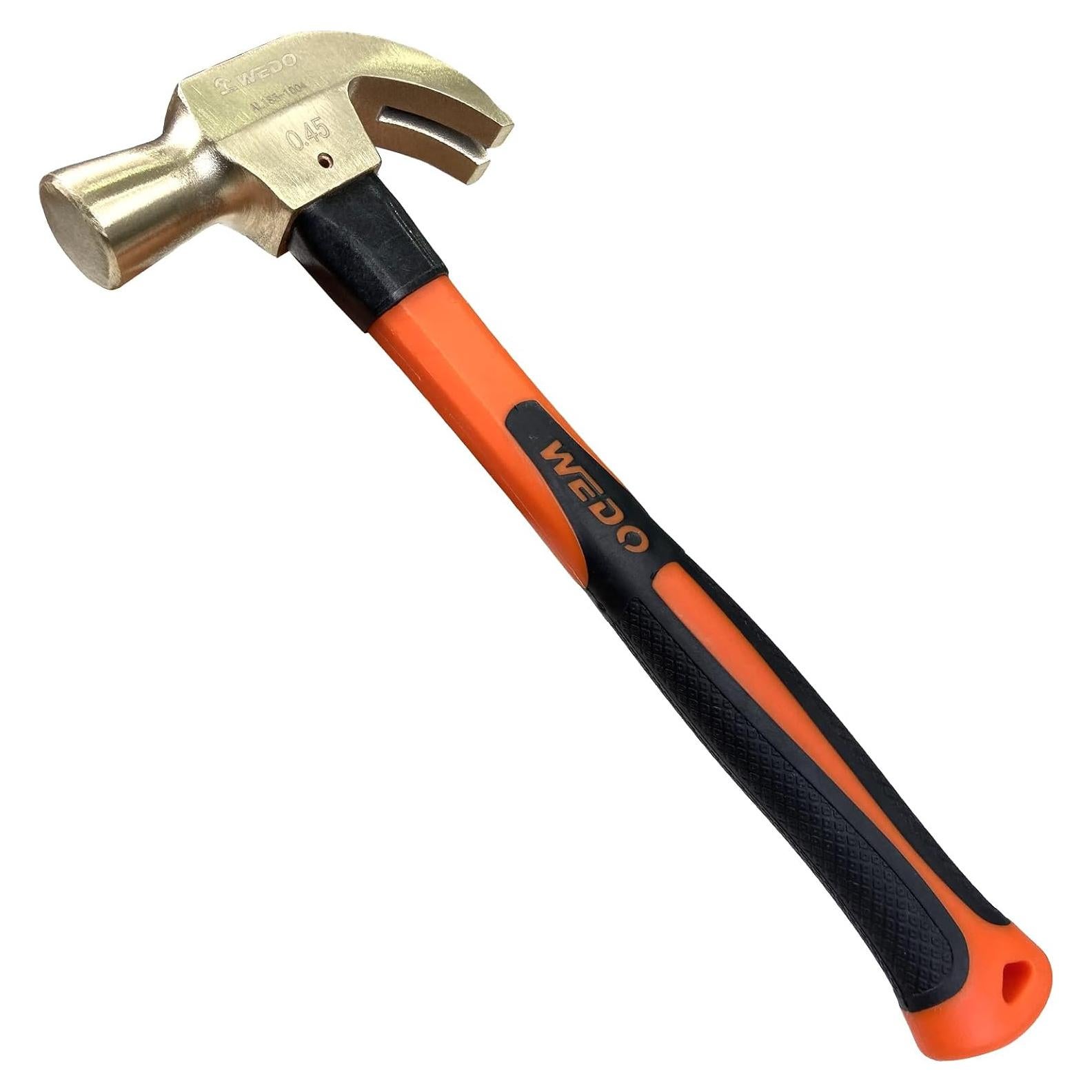 Martillo de Garra No Chispeante WEDO 1.45kg 330mm Bronce Aluminio