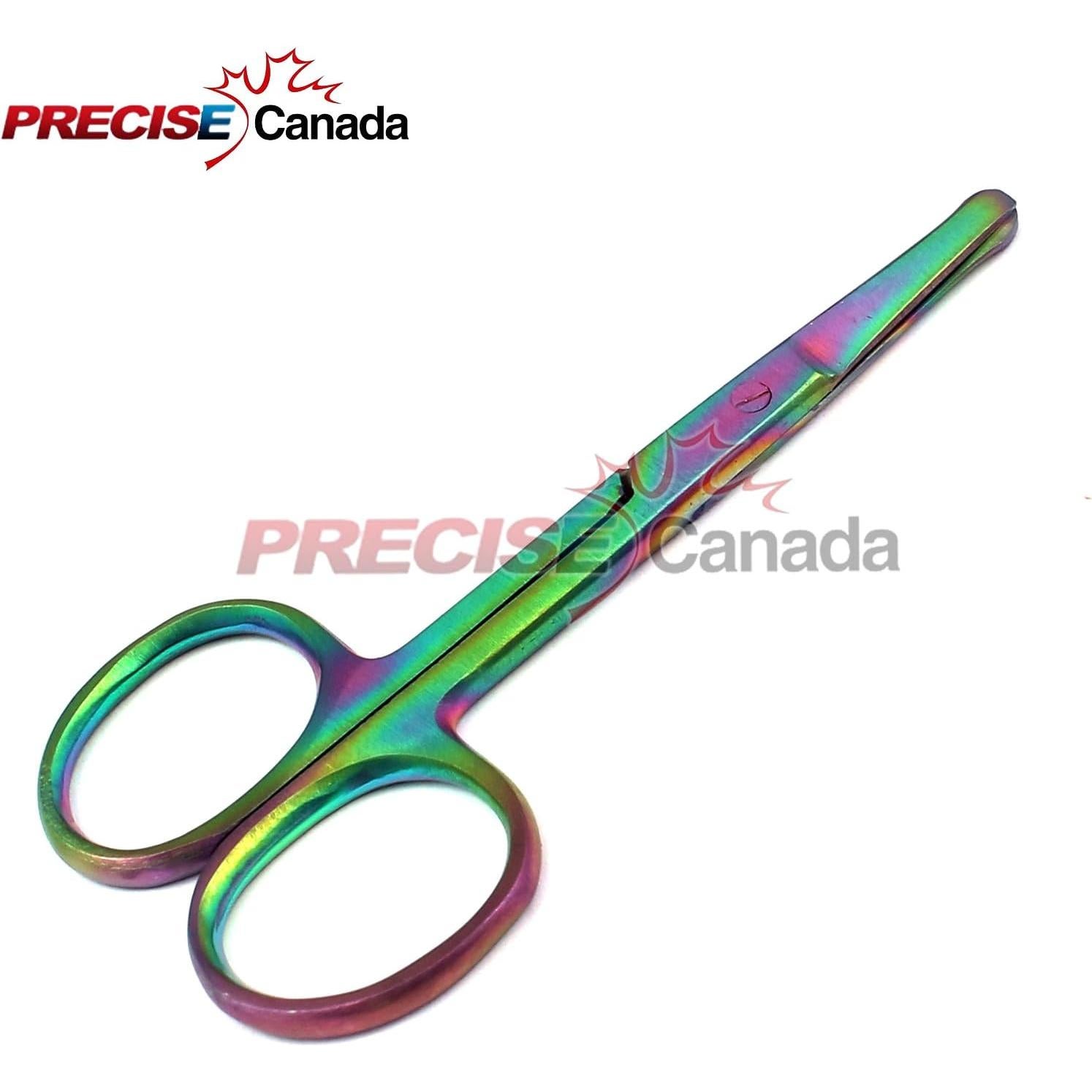 Juego de 10 Tijeras de Seguridad Rainbow Multi Titanio 8.89 cm