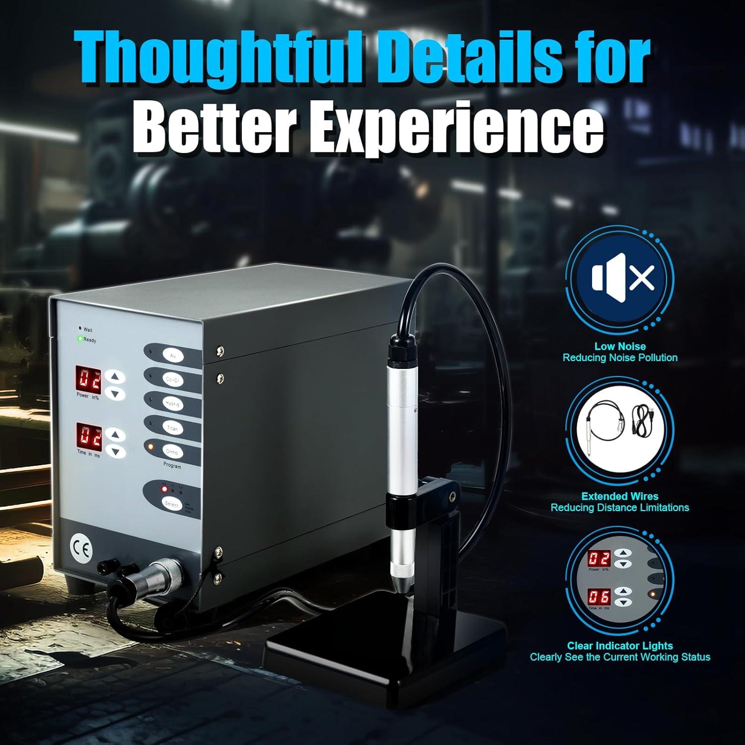 Máquina de Soldadura por Puntos Automática POIOKLJRE 110V 5 en 1