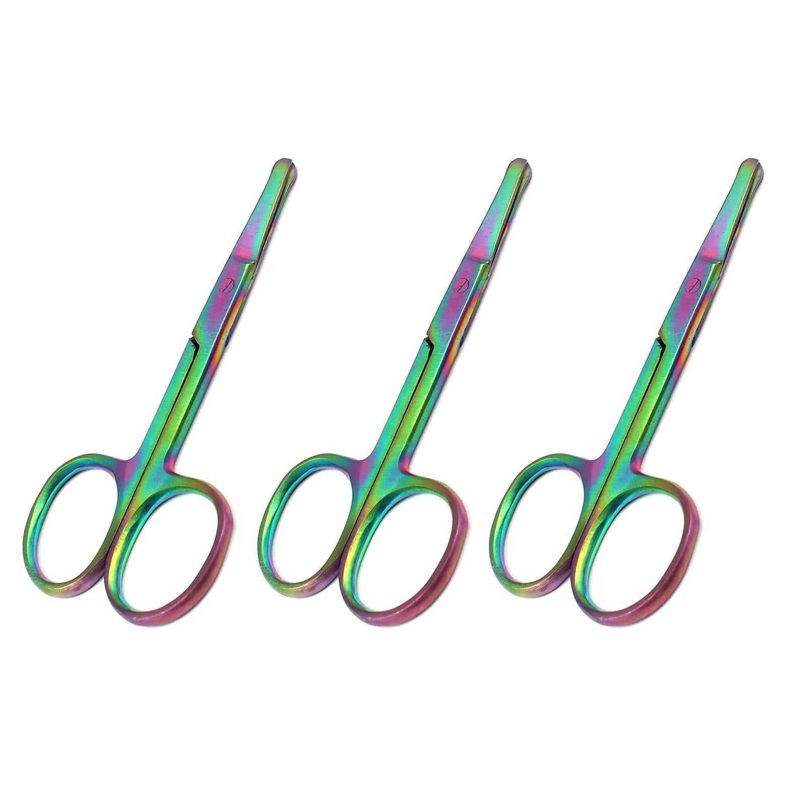 Set de 3 Tijeras de Seguridad OdontoMed2011 8.89 cm Acero Inoxidable