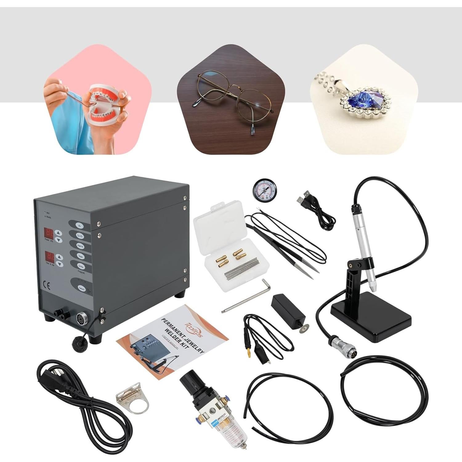 Kit de Soldador de Joyería Profesional RTUSUML 100W 110V