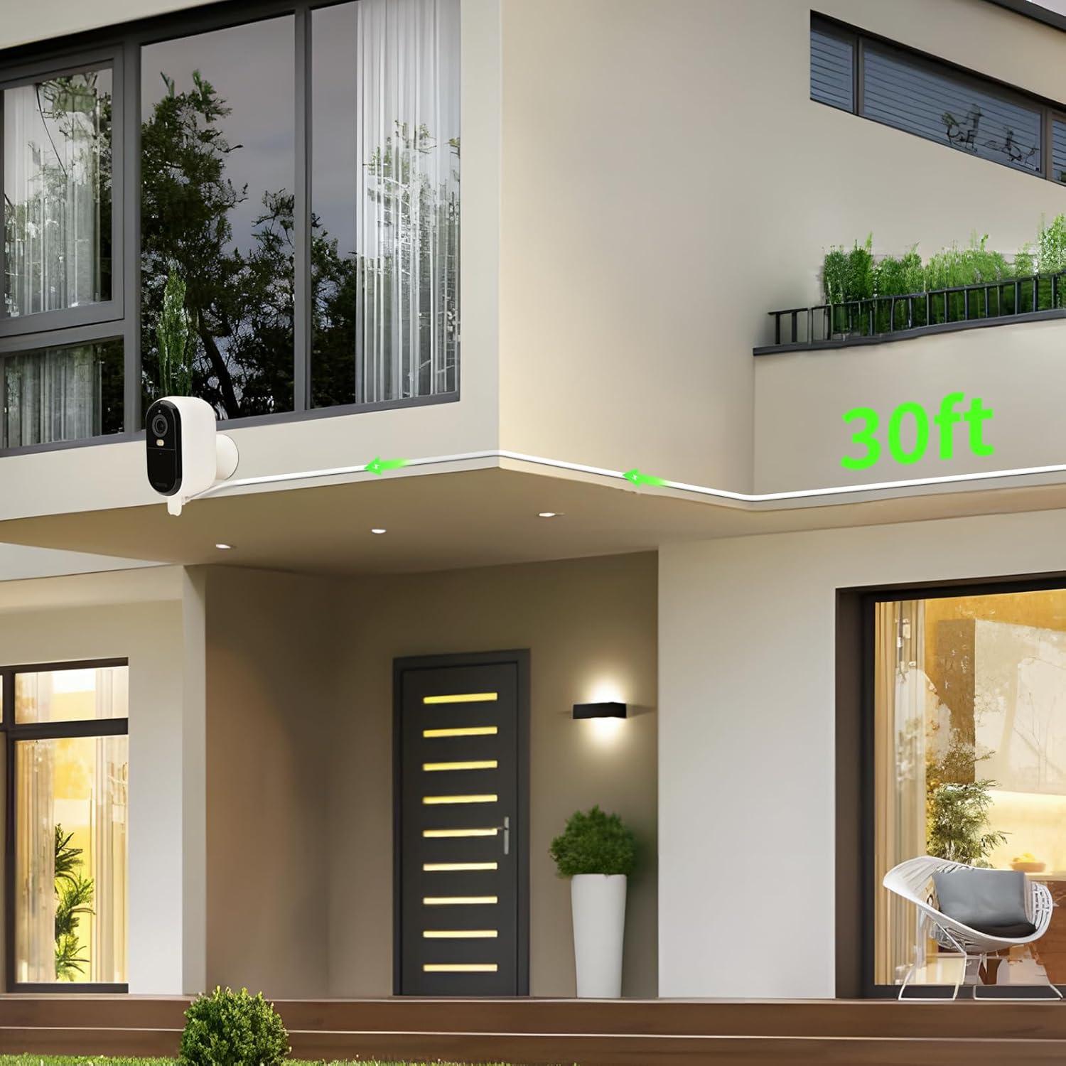 Cable de Carga 9m para Cámara Arlo Essential 2da Generación - 2 Pack