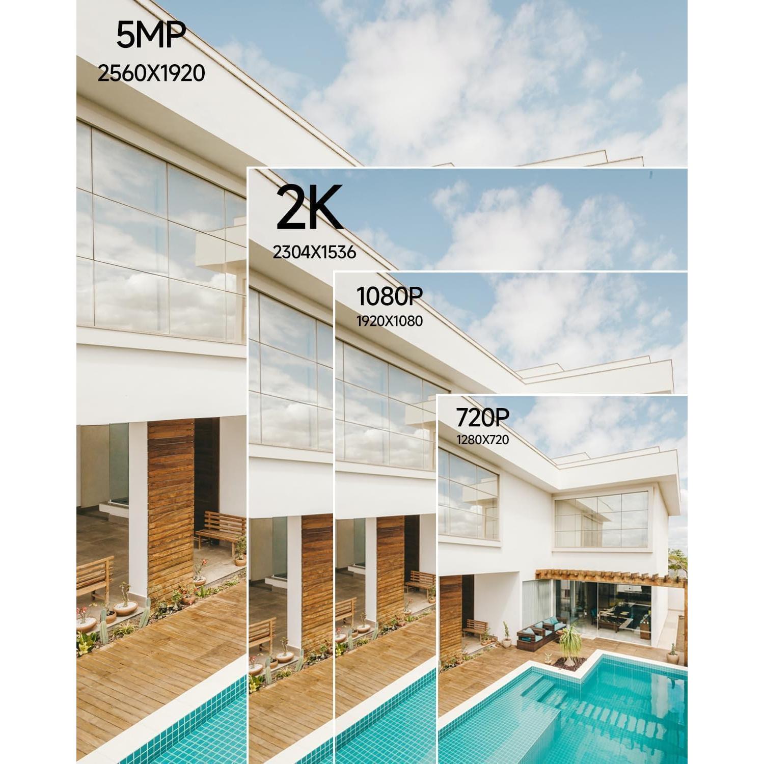 Cámaras de Seguridad Inalámbricas Rraycom 4 Pack 2K AI