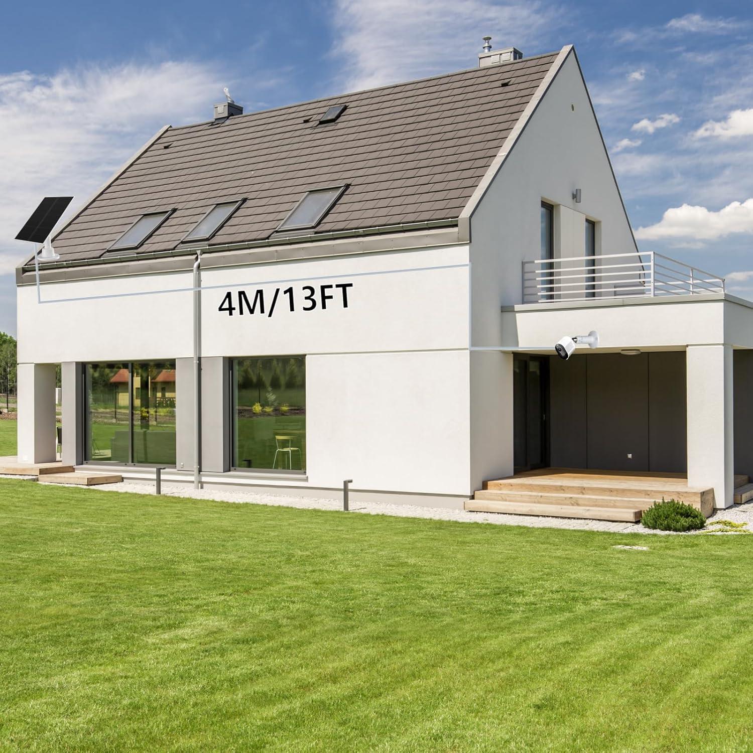 Panel Solar IBERLS para Cámaras Arlo Essential - Carga Continua IP67