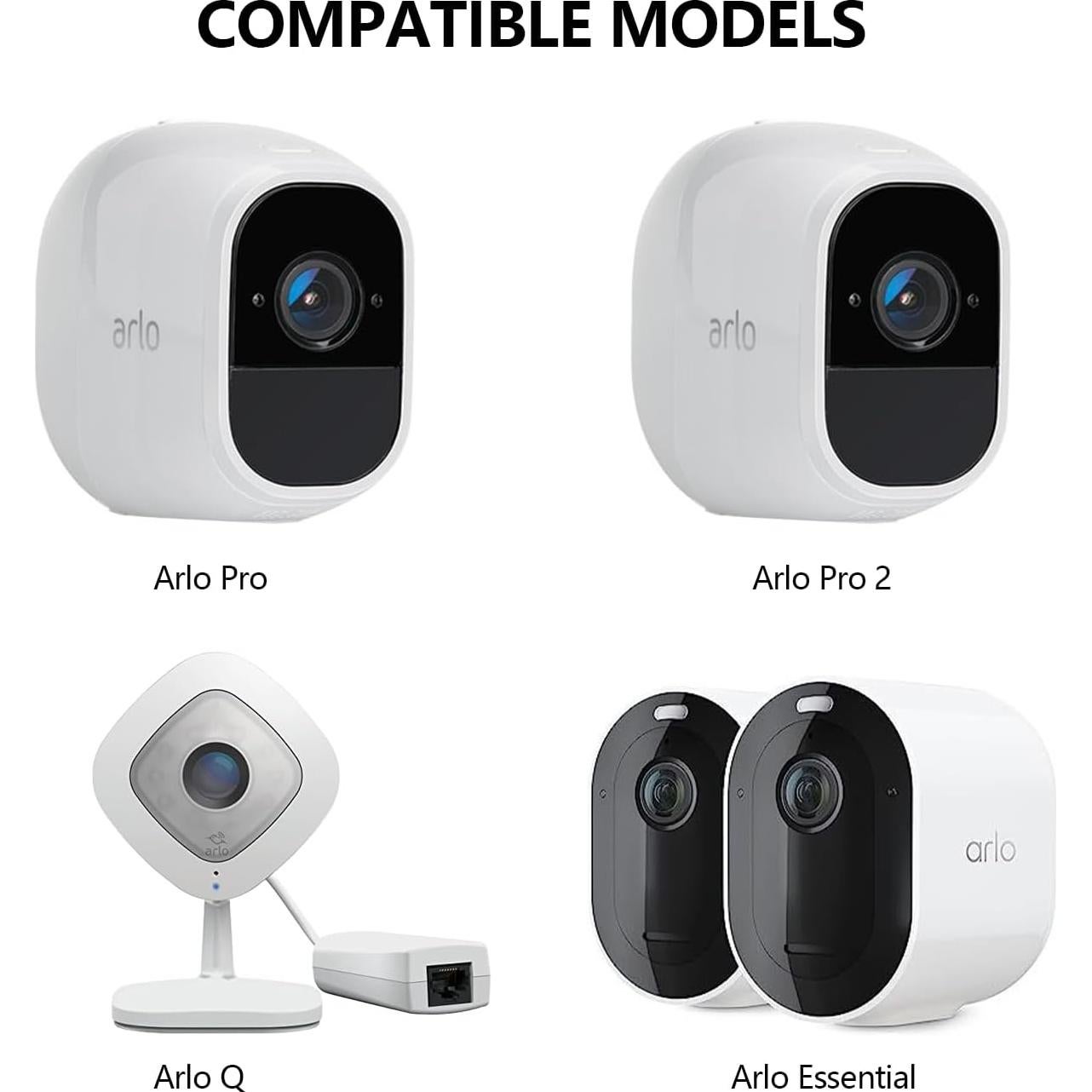 Cable de Alimentación Rápida BOEEA 1.95M para Cámaras Arlo y Wyze