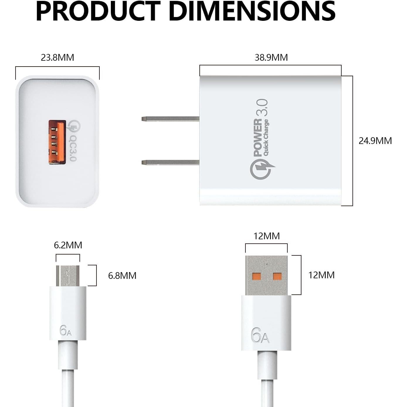 Cable de Alimentación Rápida BOEEA 1.95M para Cámaras Arlo y Wyze