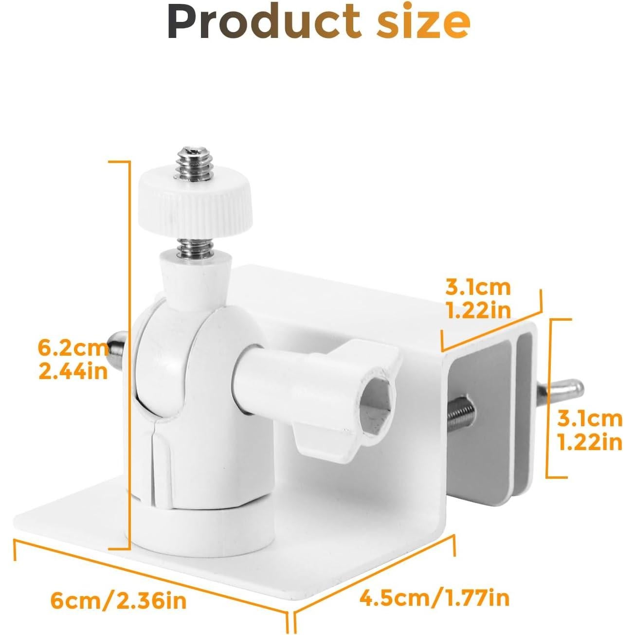 Soporte de Cámara de Seguridad Gusfeliz para Canalón - 2 Paquete