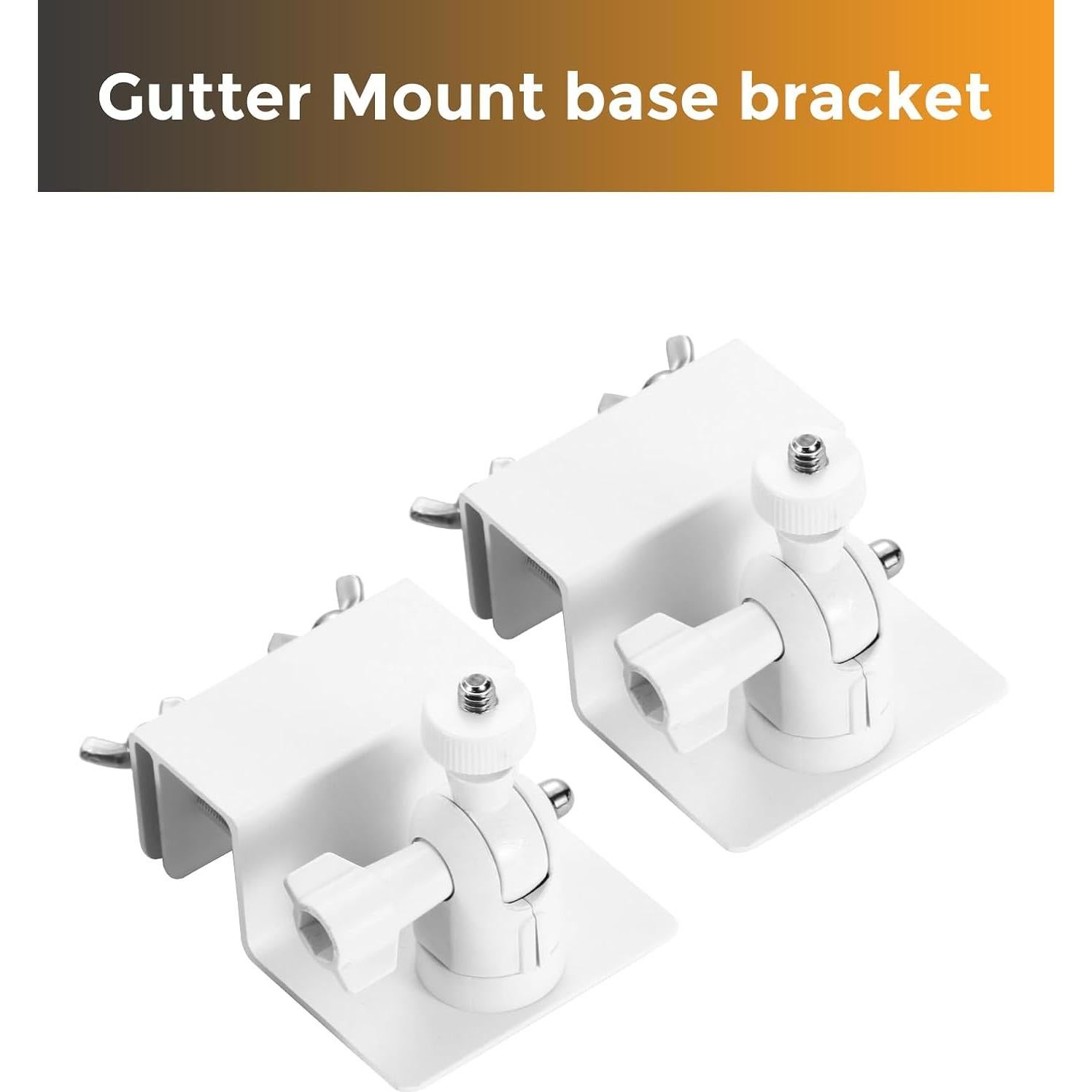 Soporte de Cámara de Seguridad Gusfeliz para Canalón - 2 Paquete