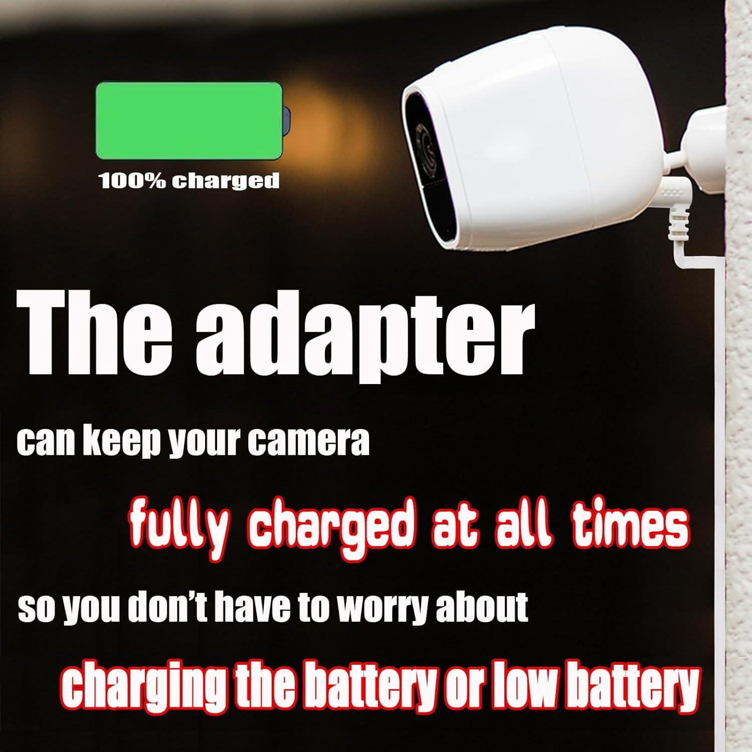 Cargador Adaptador Micro USB SEEHOM para Arlo Pro y Pro 2