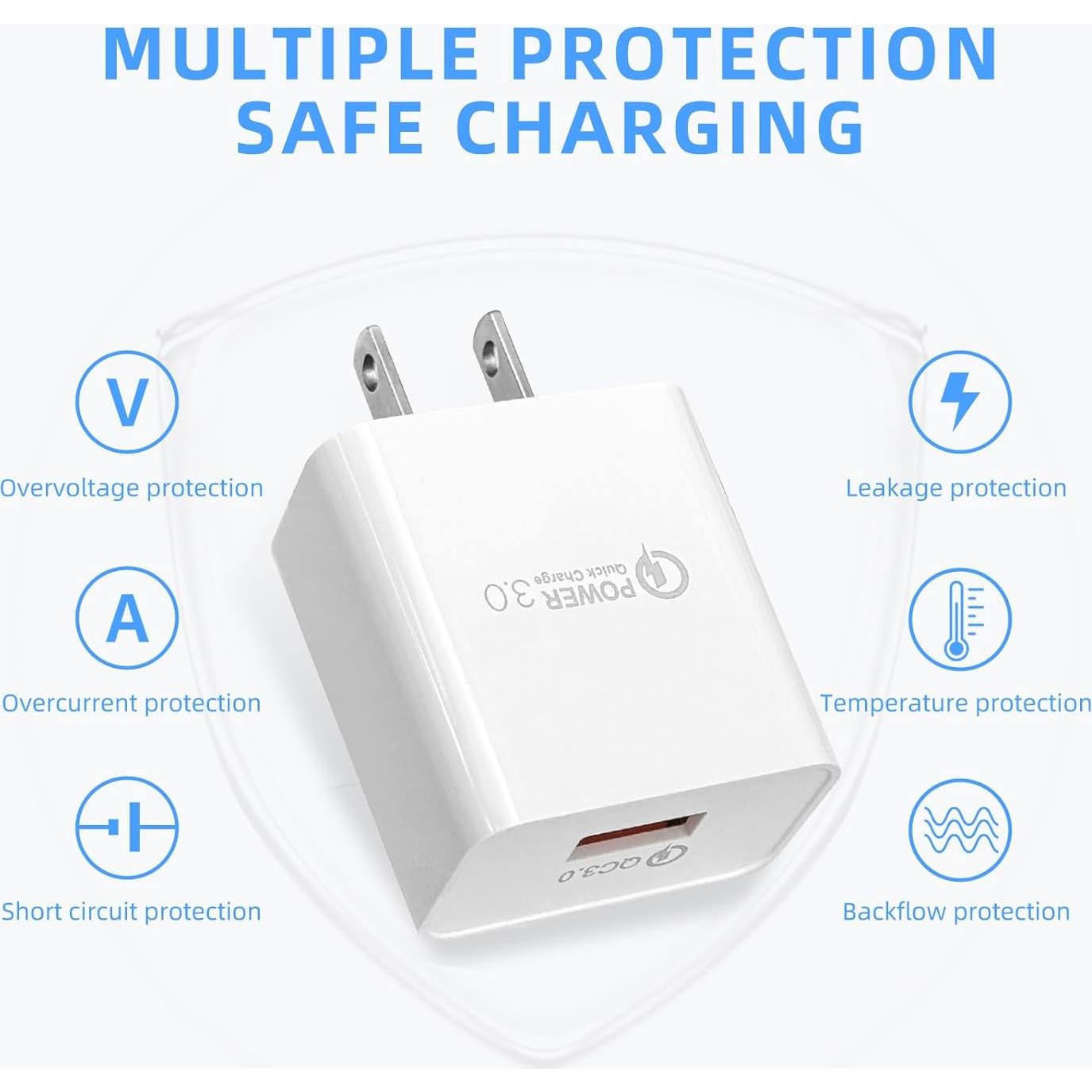 Cable de carga 3m 18W QC3.0 para cámaras Arlo y más