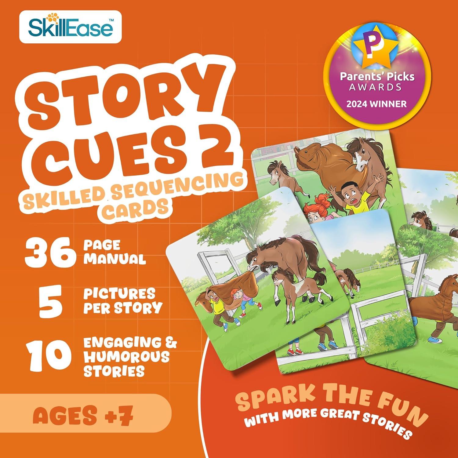 Tarjetas de Secuenciación Cues de Historia 2 SkillEase - 50 Piezas